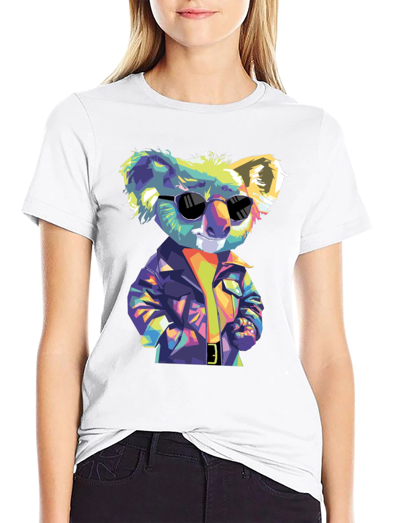 Cool Koala T-Shirt - Mens Black Graphic Tee