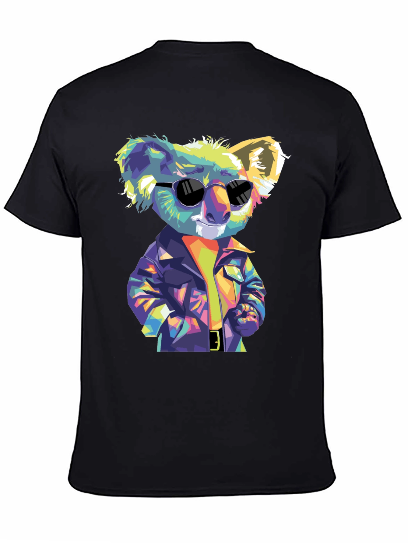 Cool Koala T-Shirt - Mens Black Graphic Tee