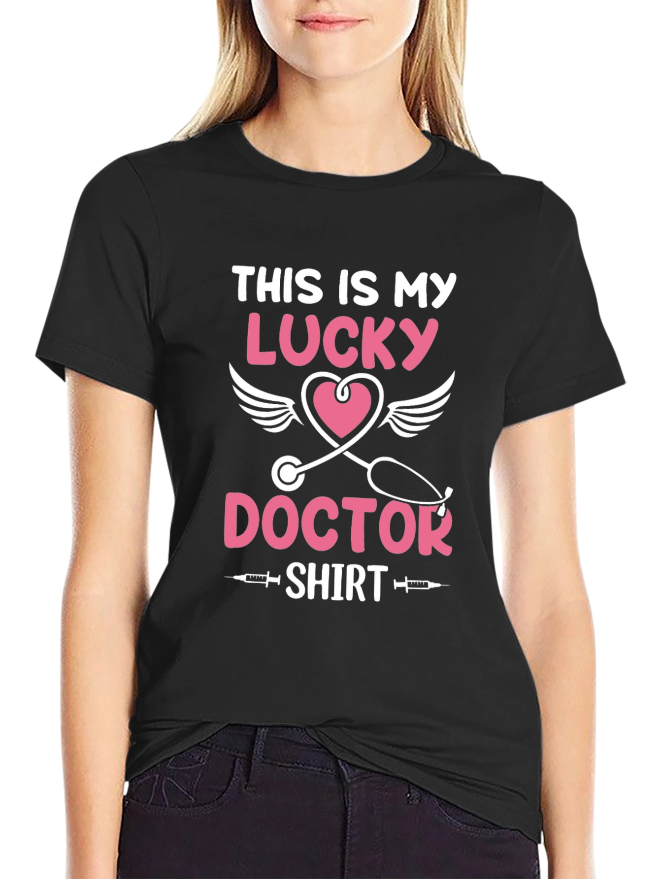 Lucky Doctor T-Shirt - Novelty Medical Shirt
