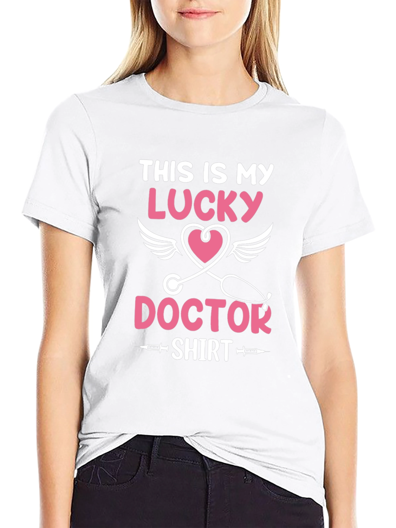Lucky Doctor T-Shirt - Novelty Medical Shirt