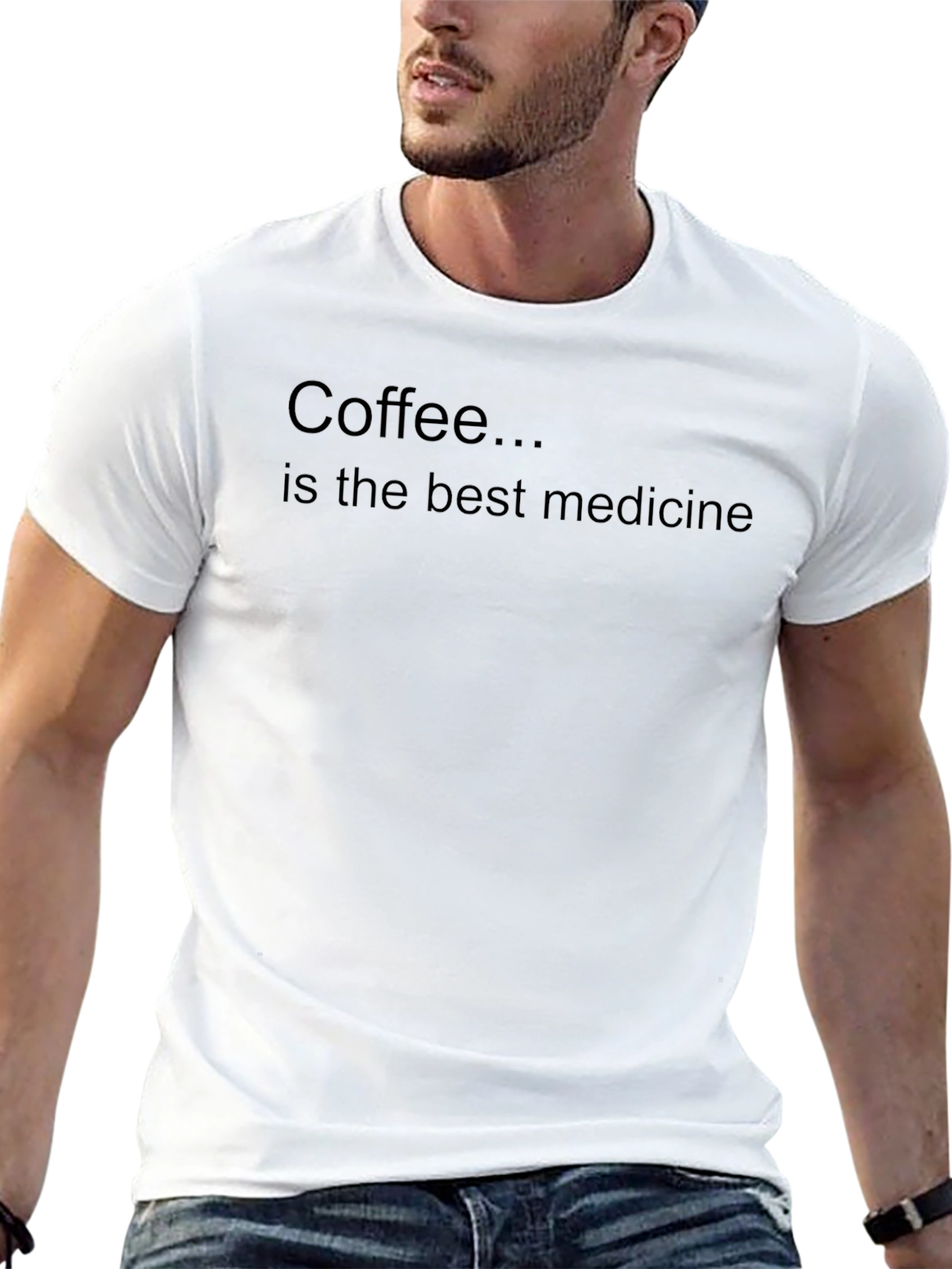 Coffee Best Medicine Tee - Unisex Soft Cotton Shirt