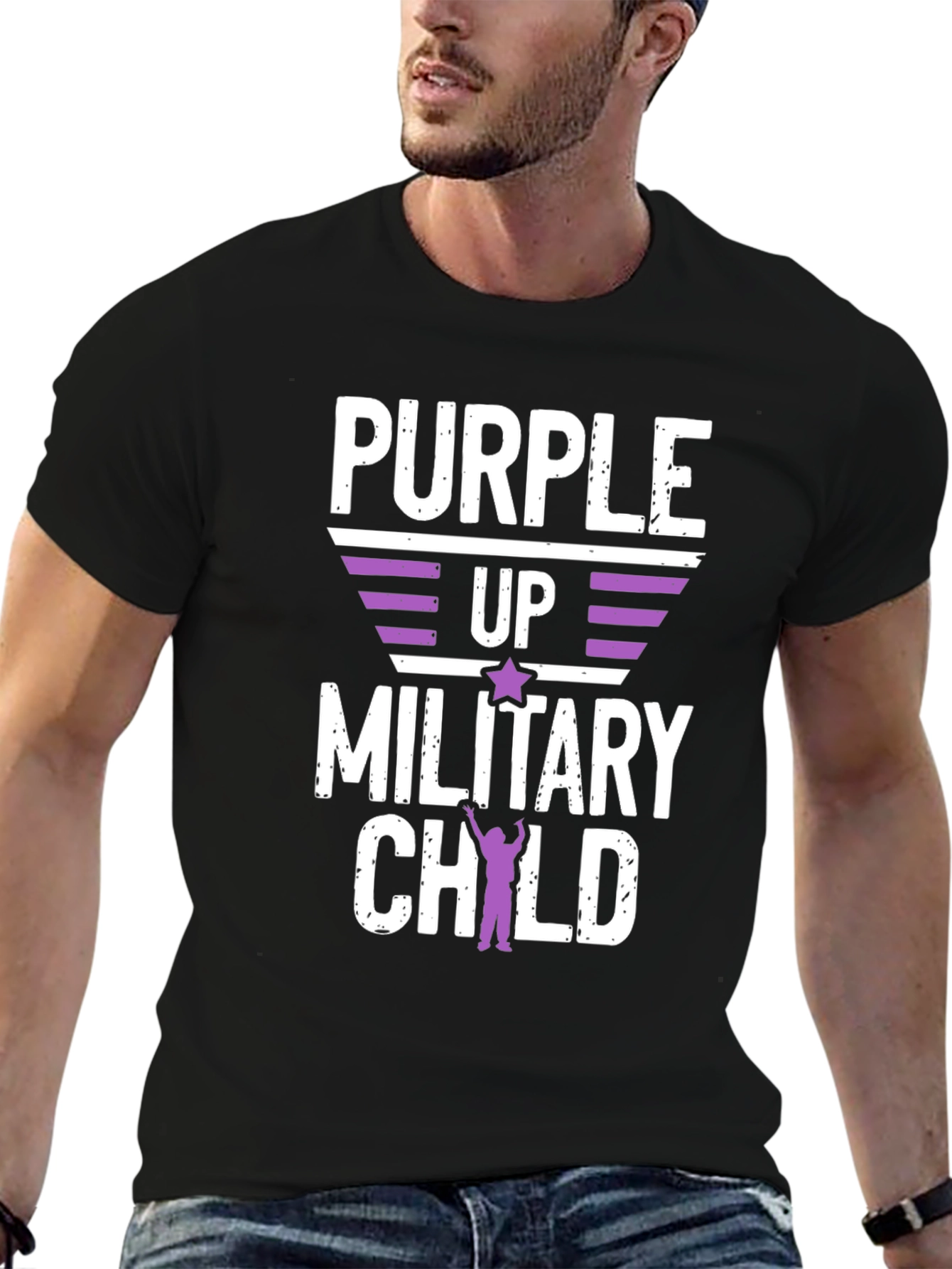Purple Up Military Child T-Shirt