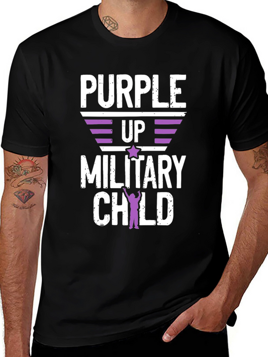 Purple Up Military Child T-Shirt