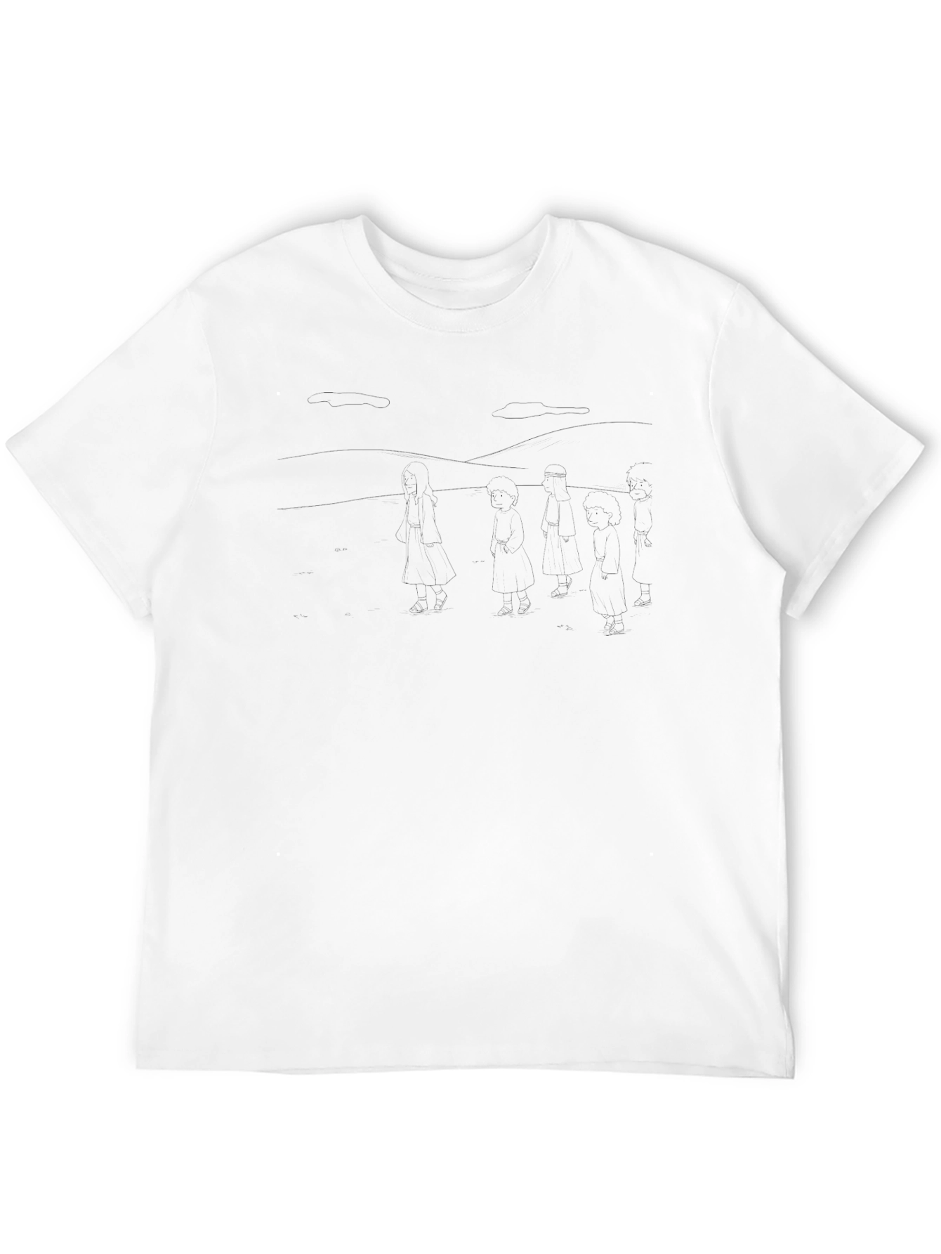 Stylish Black Graphic Print Tee