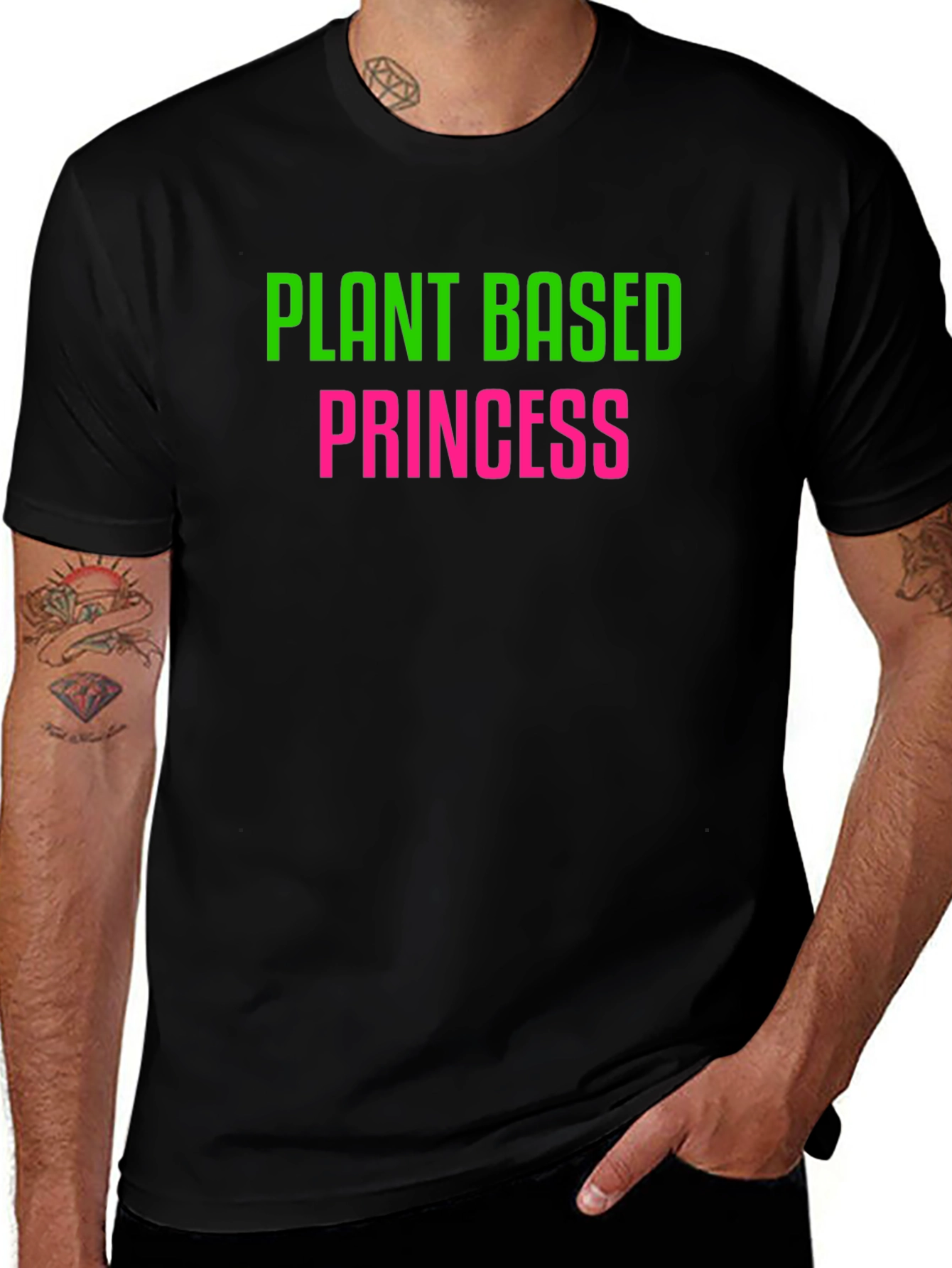 Plant Based Princess T-Shirt Vegan Tee