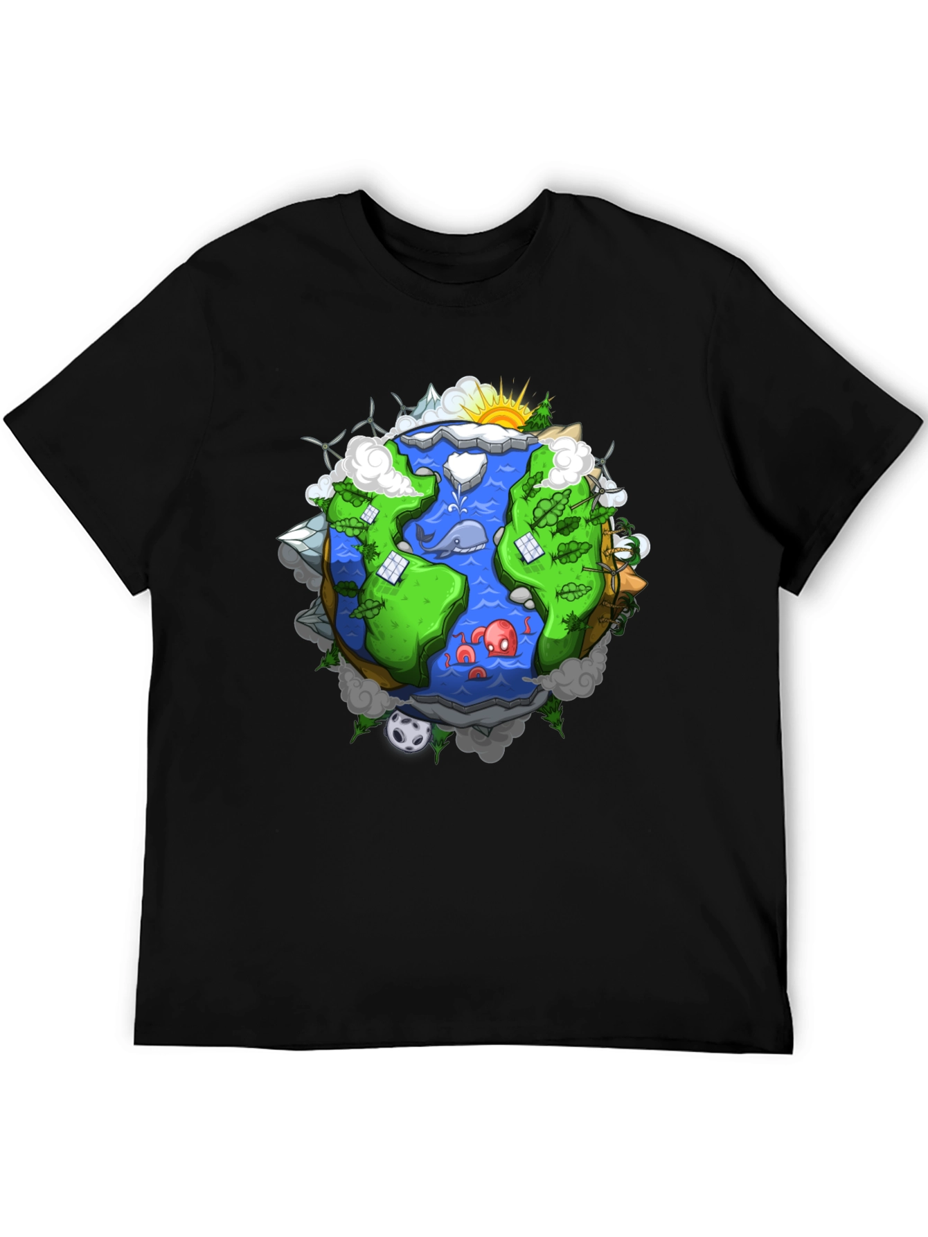 Eco-Friendly Earth Graphic Tee