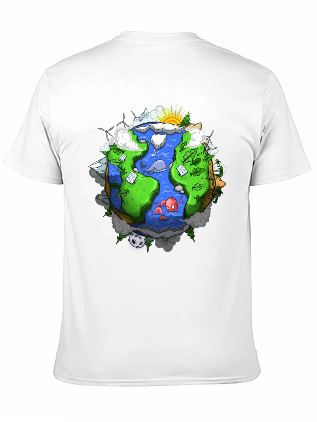 Eco-Friendly Earth Graphic Tee