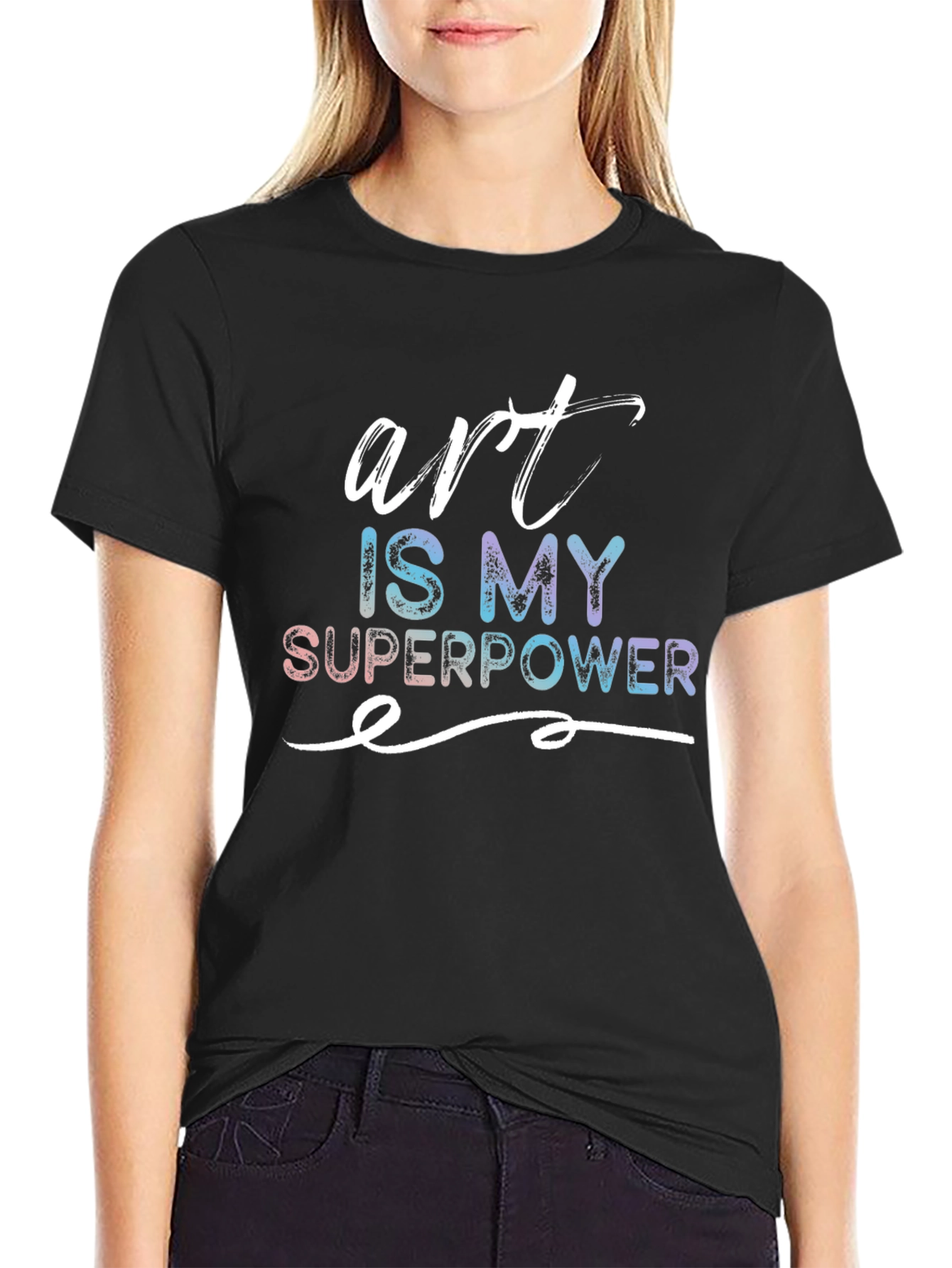 Art is My Superpower Graphic Tee