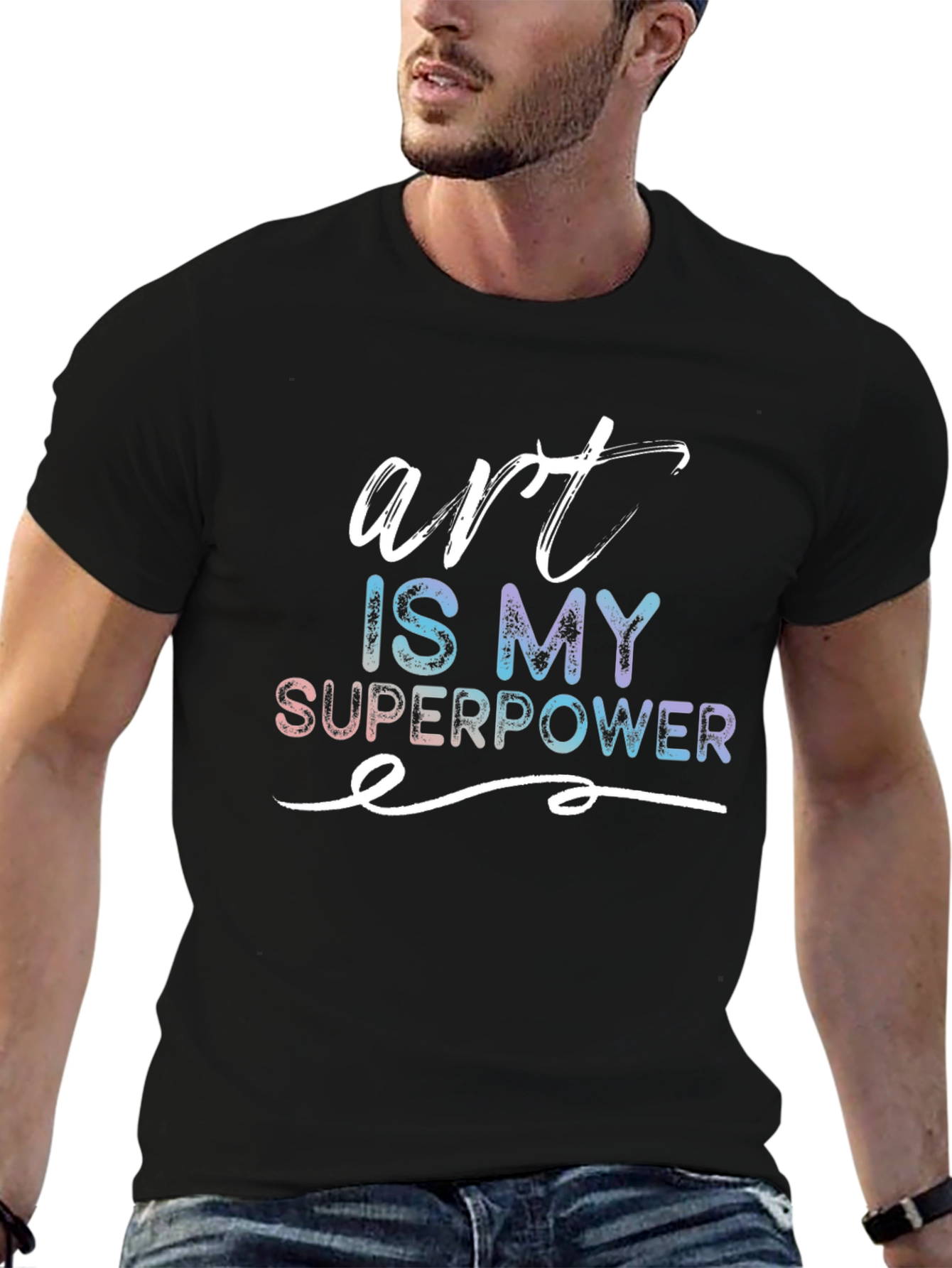 Art is My Superpower Graphic Tee