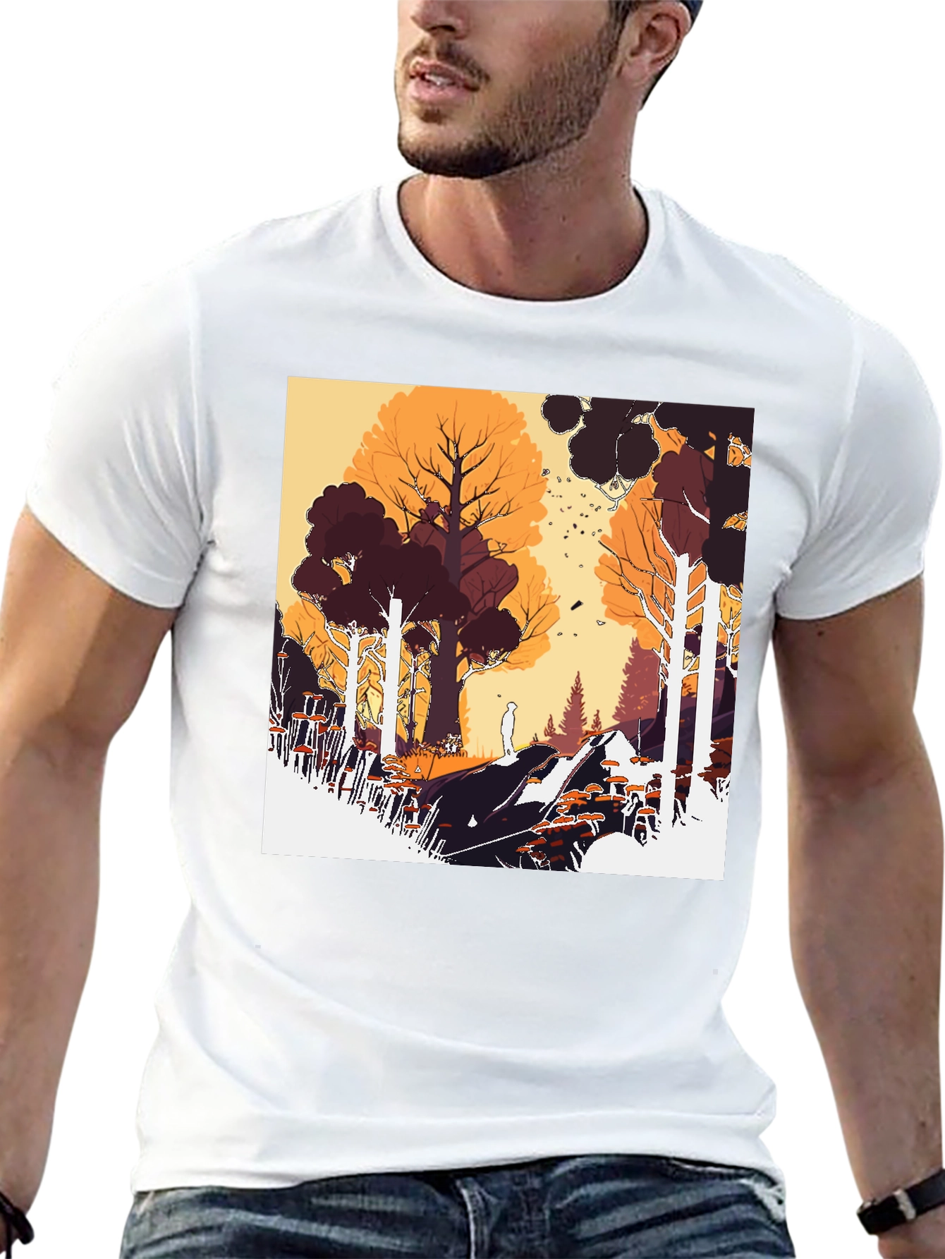 Artistic Forest Graphic Tee