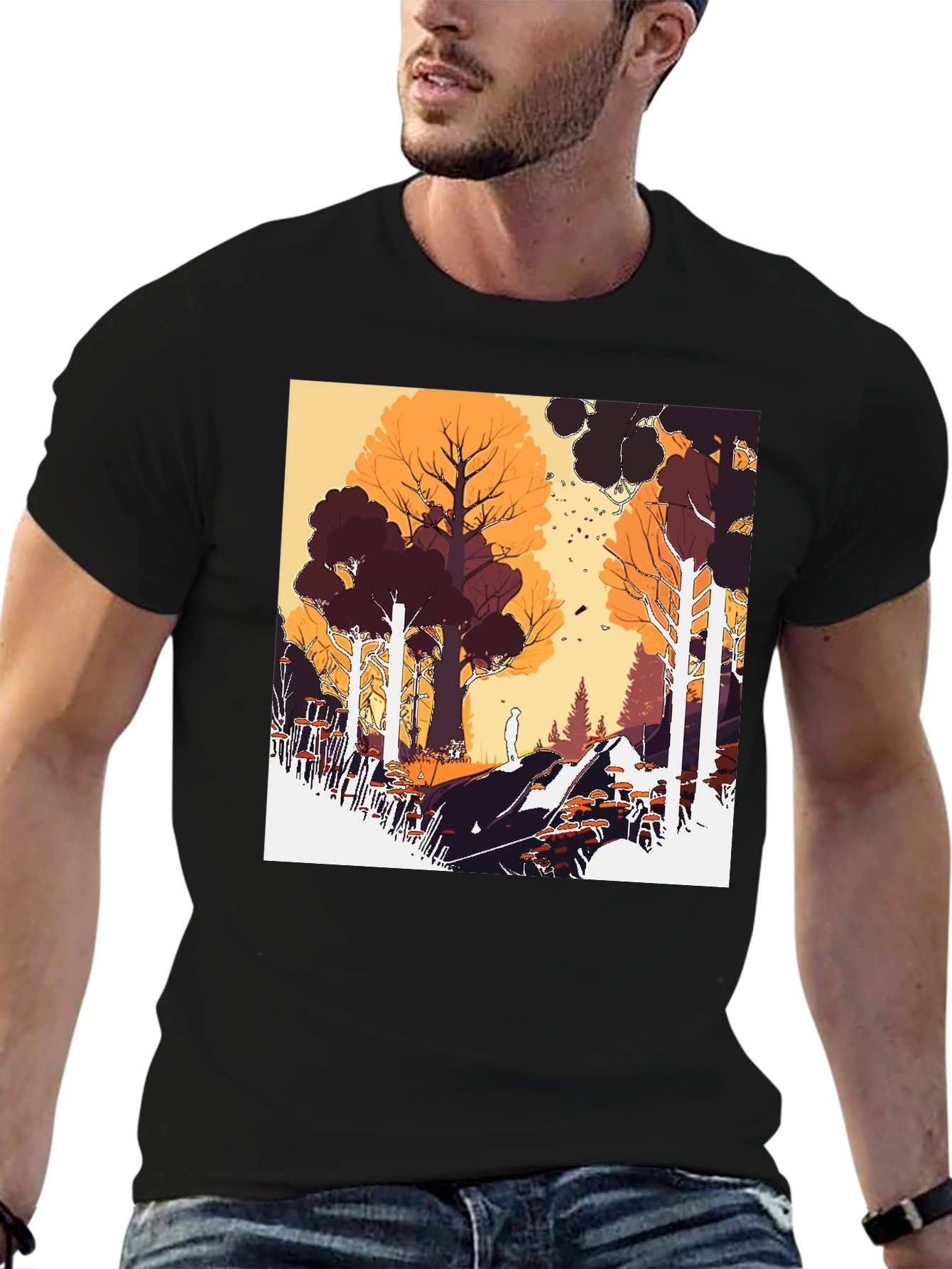 Artistic Forest Graphic Tee