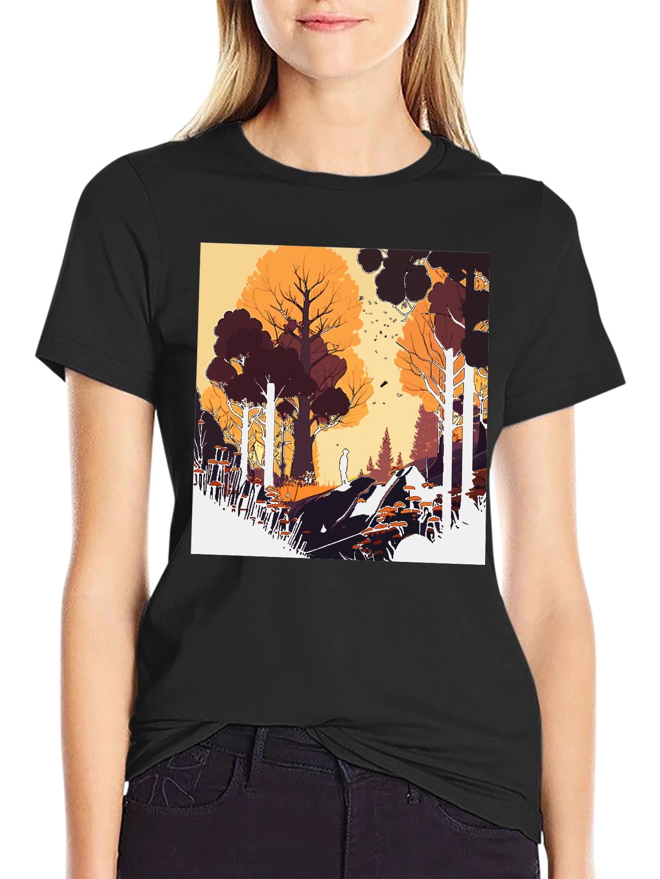 Artistic Forest Graphic Tee