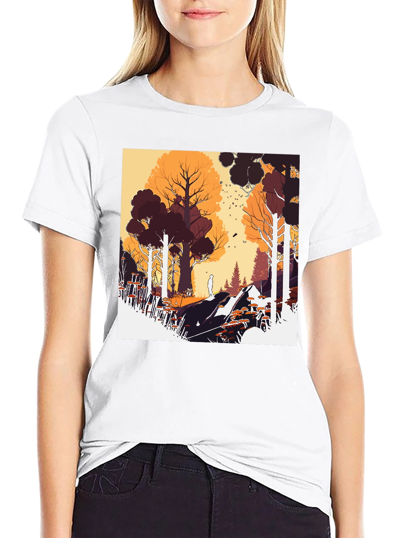 Artistic Forest Graphic Tee
