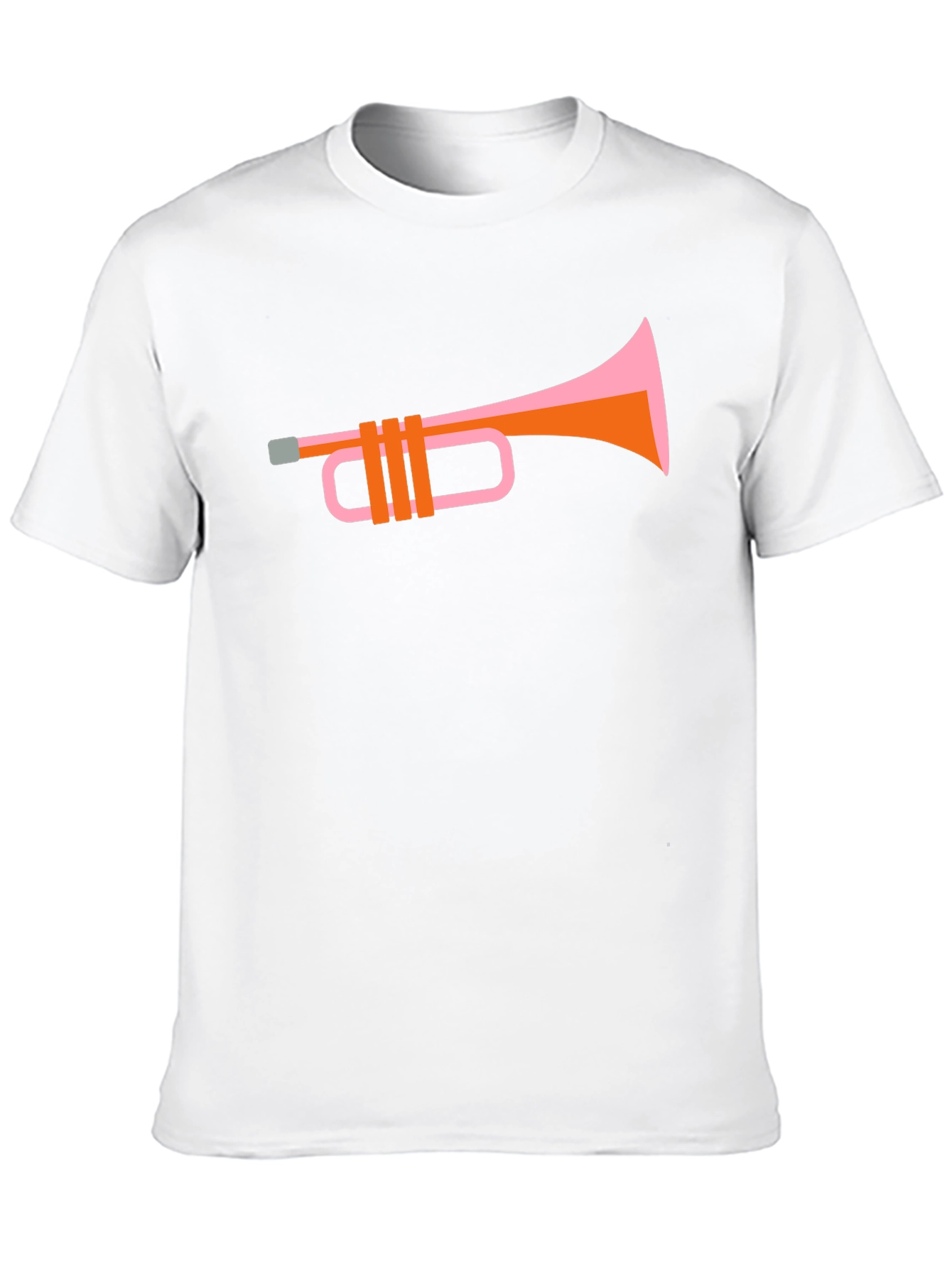 Retro Trumpet Graphic T-Shirt - Stylish Black Tee