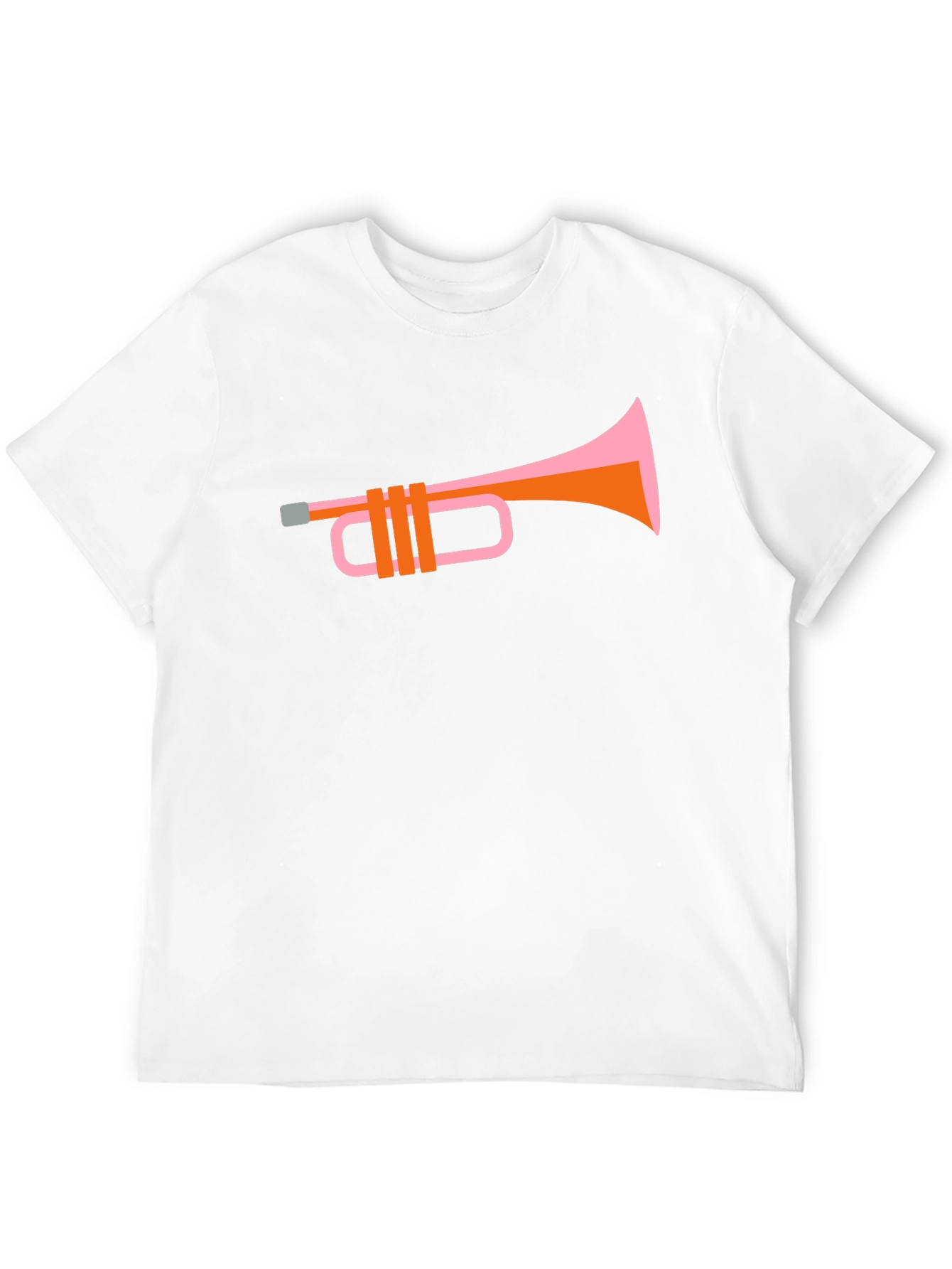Retro Trumpet Graphic T-Shirt - Stylish Black Tee