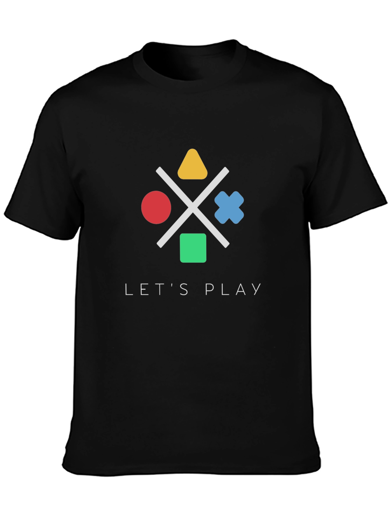 Lets Play Game Controller Graphic Tee - Gamer T-Shirt
