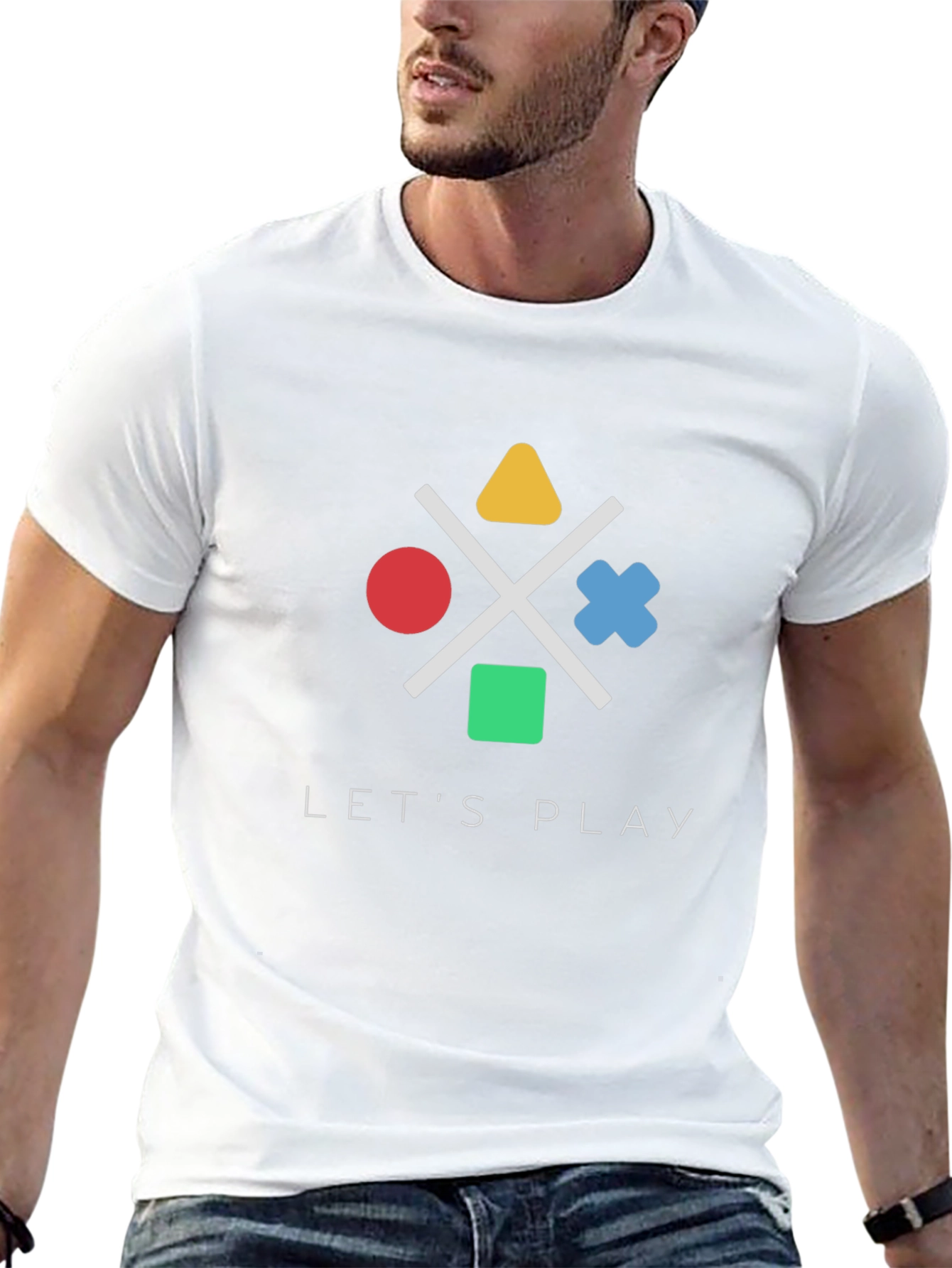 Lets Play Game Controller Graphic Tee - Gamer T-Shirt