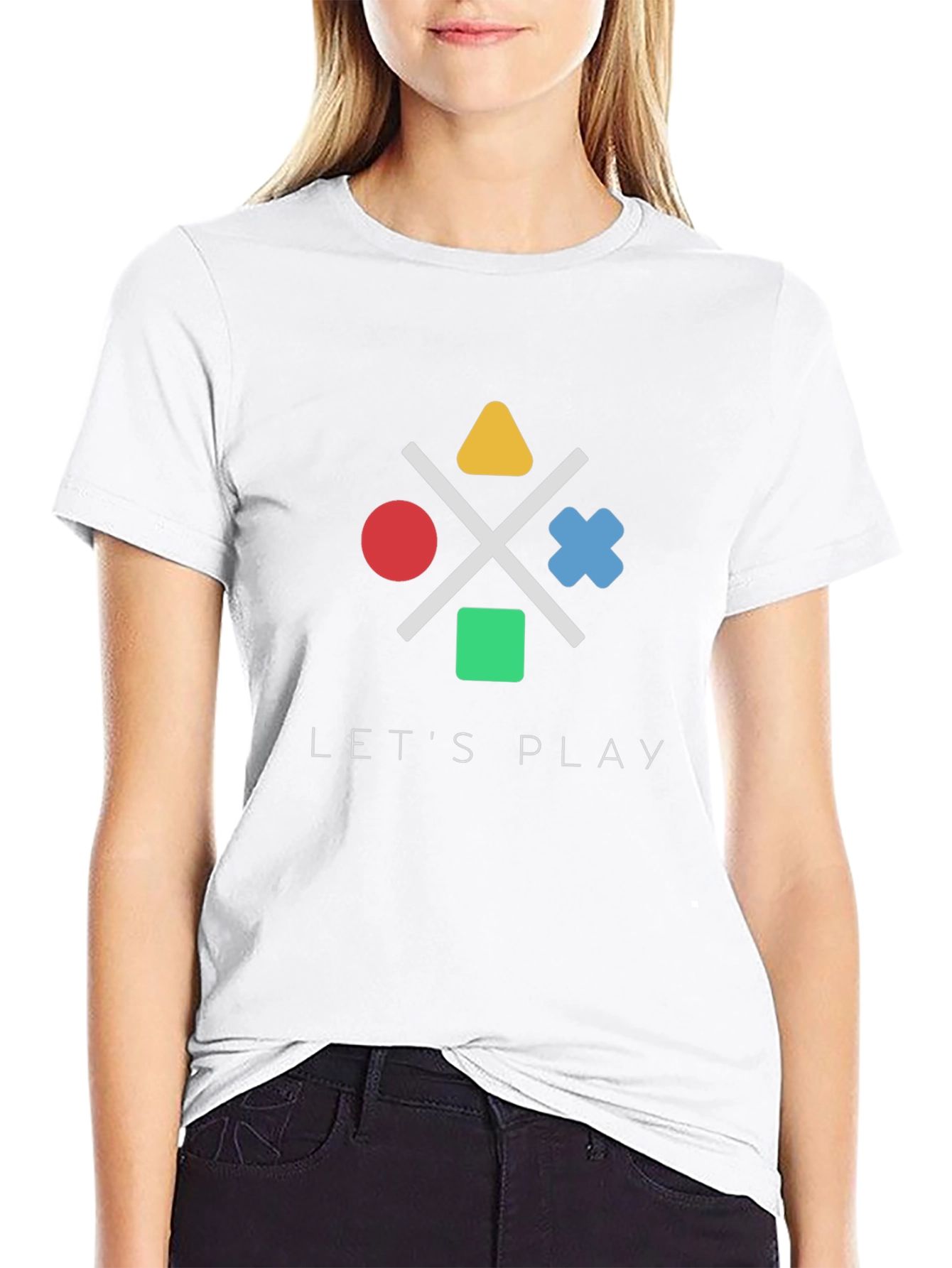 Lets Play Game Controller Graphic Tee - Gamer T-Shirt