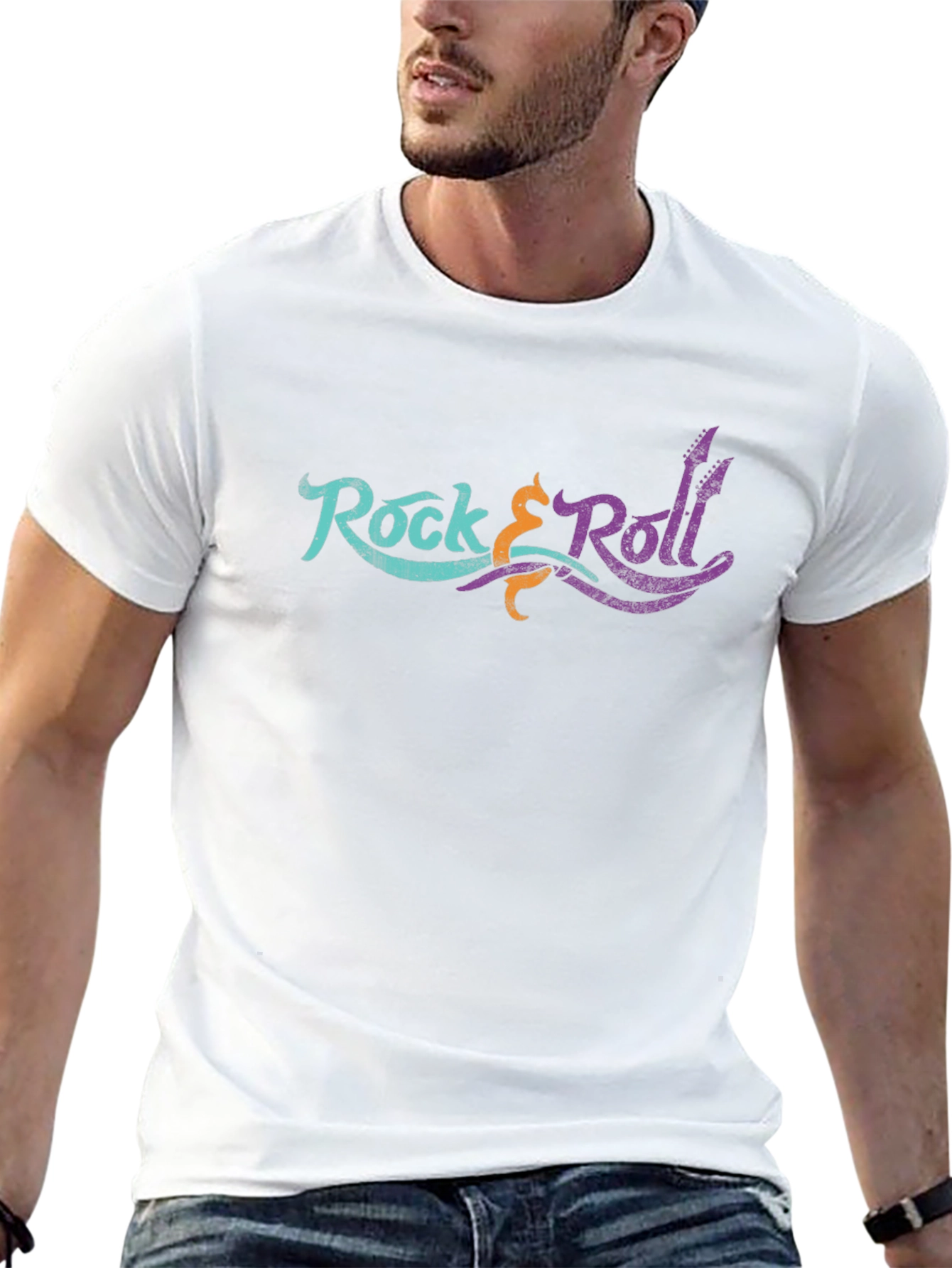 Rock & Roll Graphic T-Shirt - Classic Music Tee