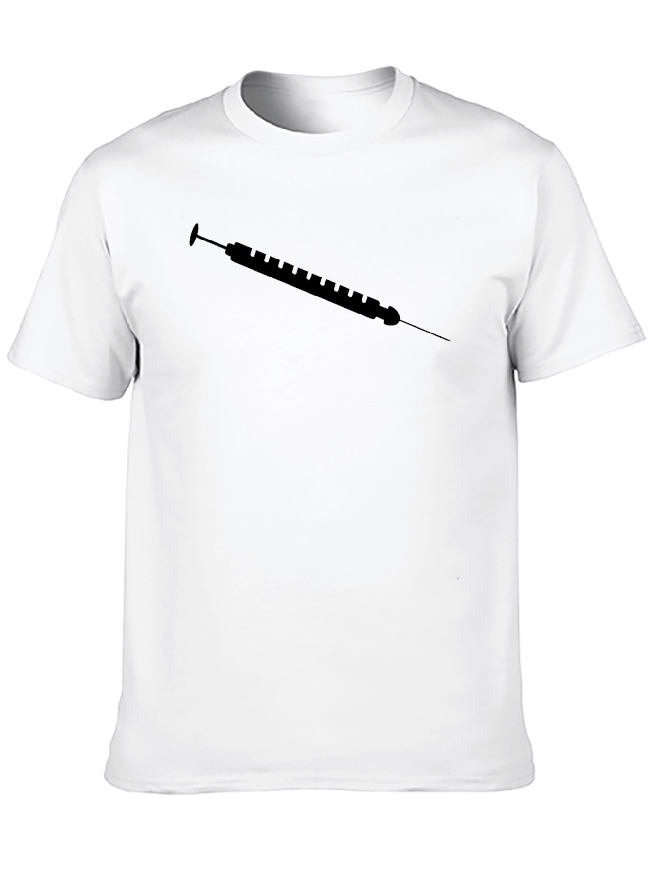 Syringe Graphic T-Shirt - Dark Humor Tee