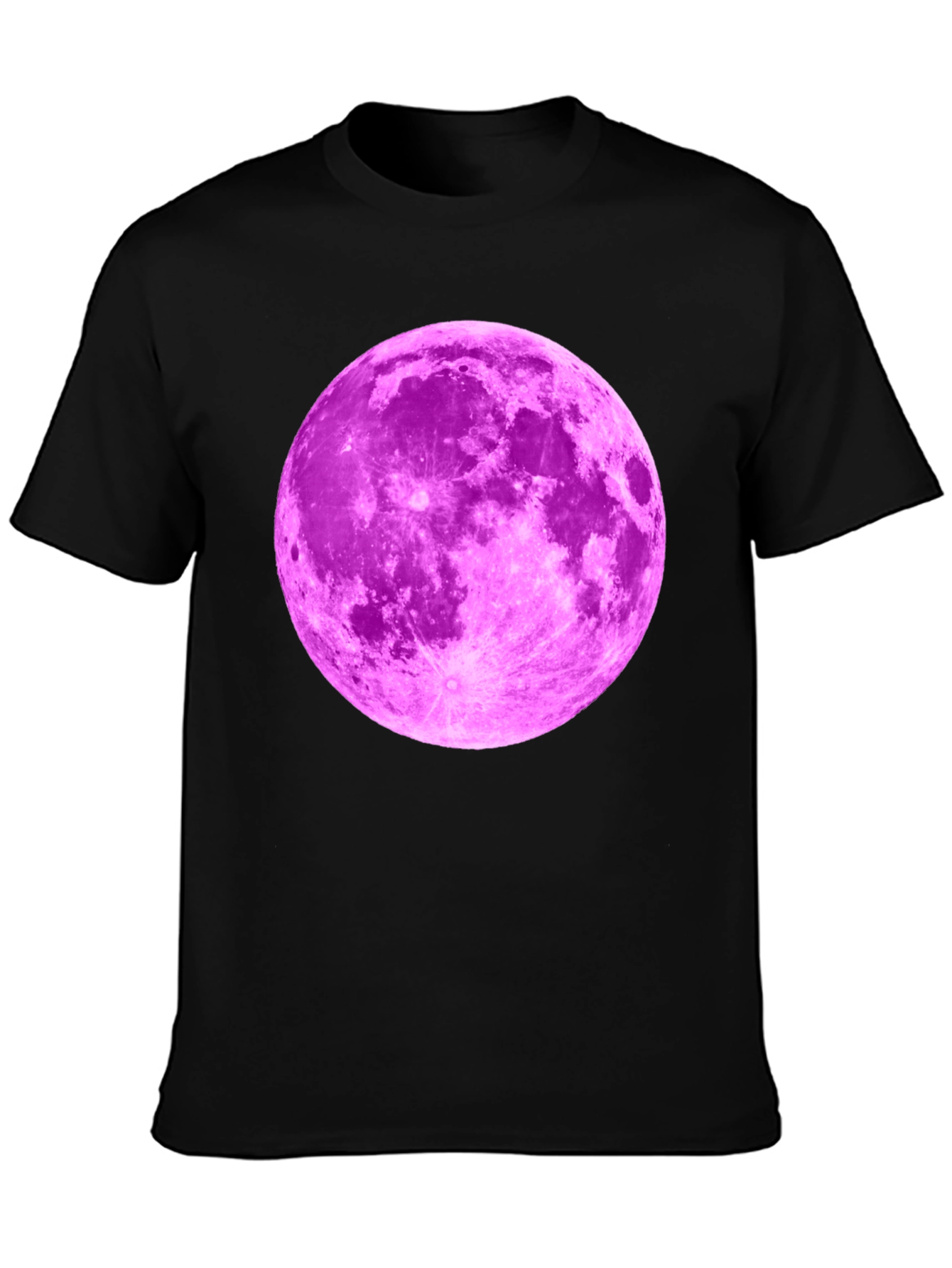 Pink Moon Graphic Tee - Mens Black T-Shirt
