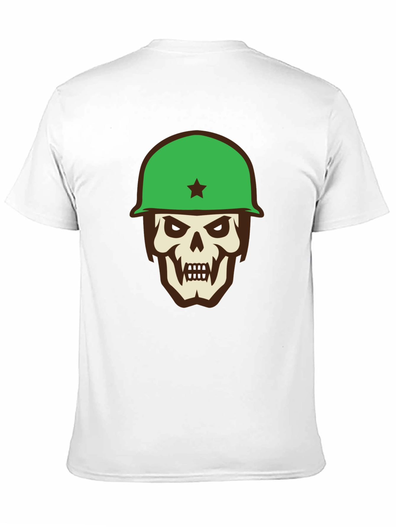 Skull Soldier Graphic Tee - Black