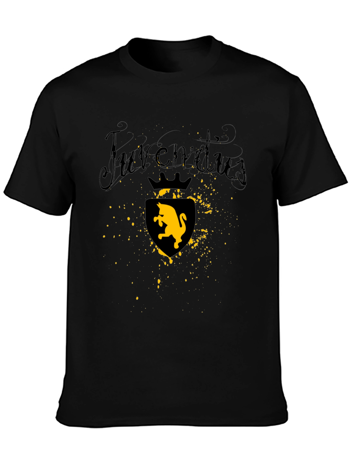 Juventus Bull Crest Black T-Shirt