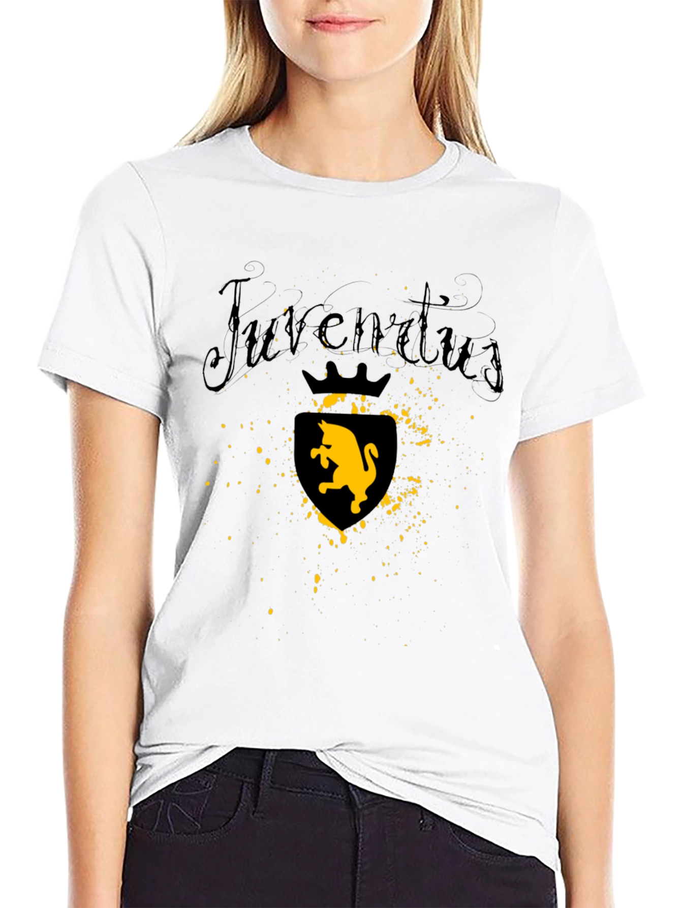 Juventus Bull Crest Black T-Shirt