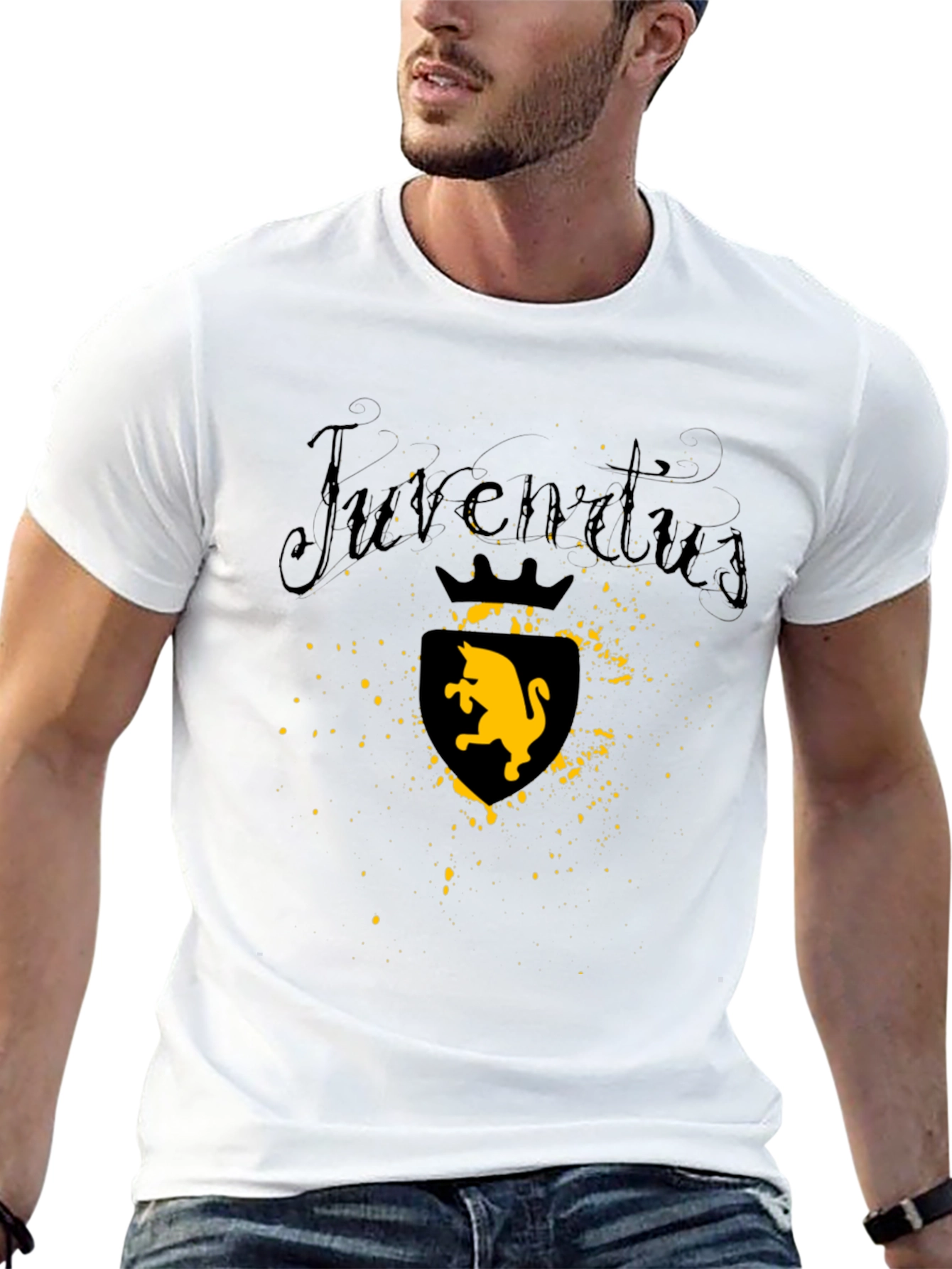 Juventus Bull Crest Black T-Shirt