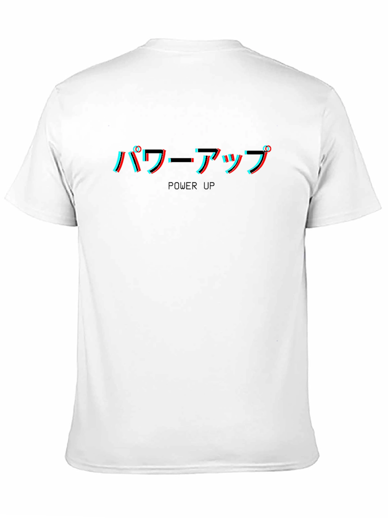 Power Up Anime Graphic Tee - Black