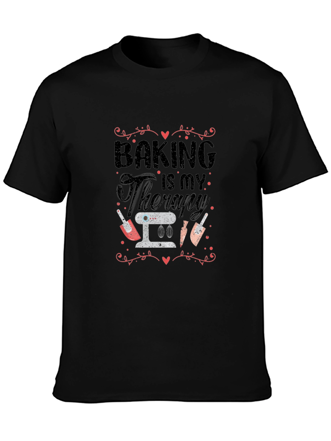 Baking Is My Therapy Graphic T-Shirt