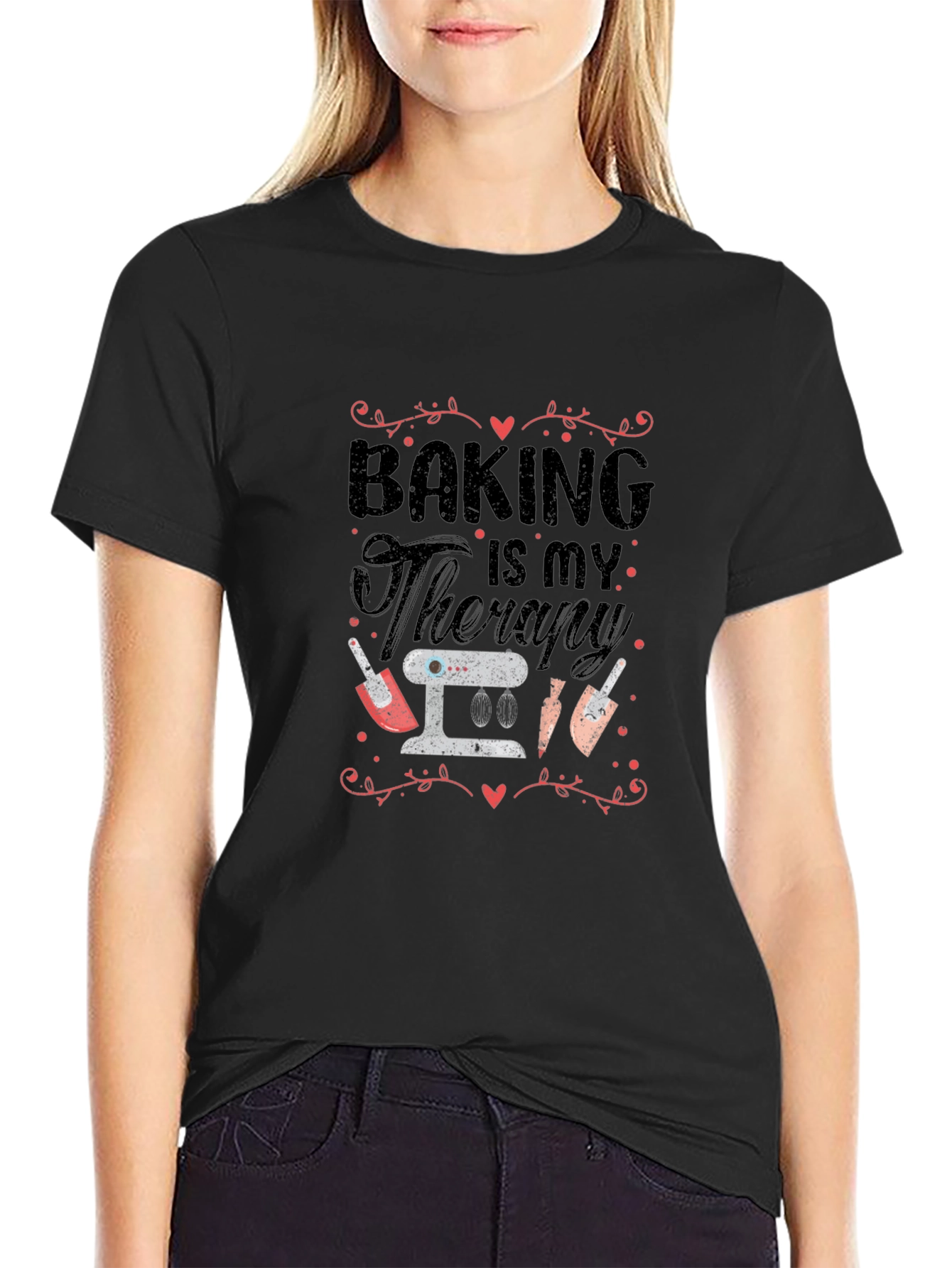 Baking Is My Therapy Graphic T-Shirt