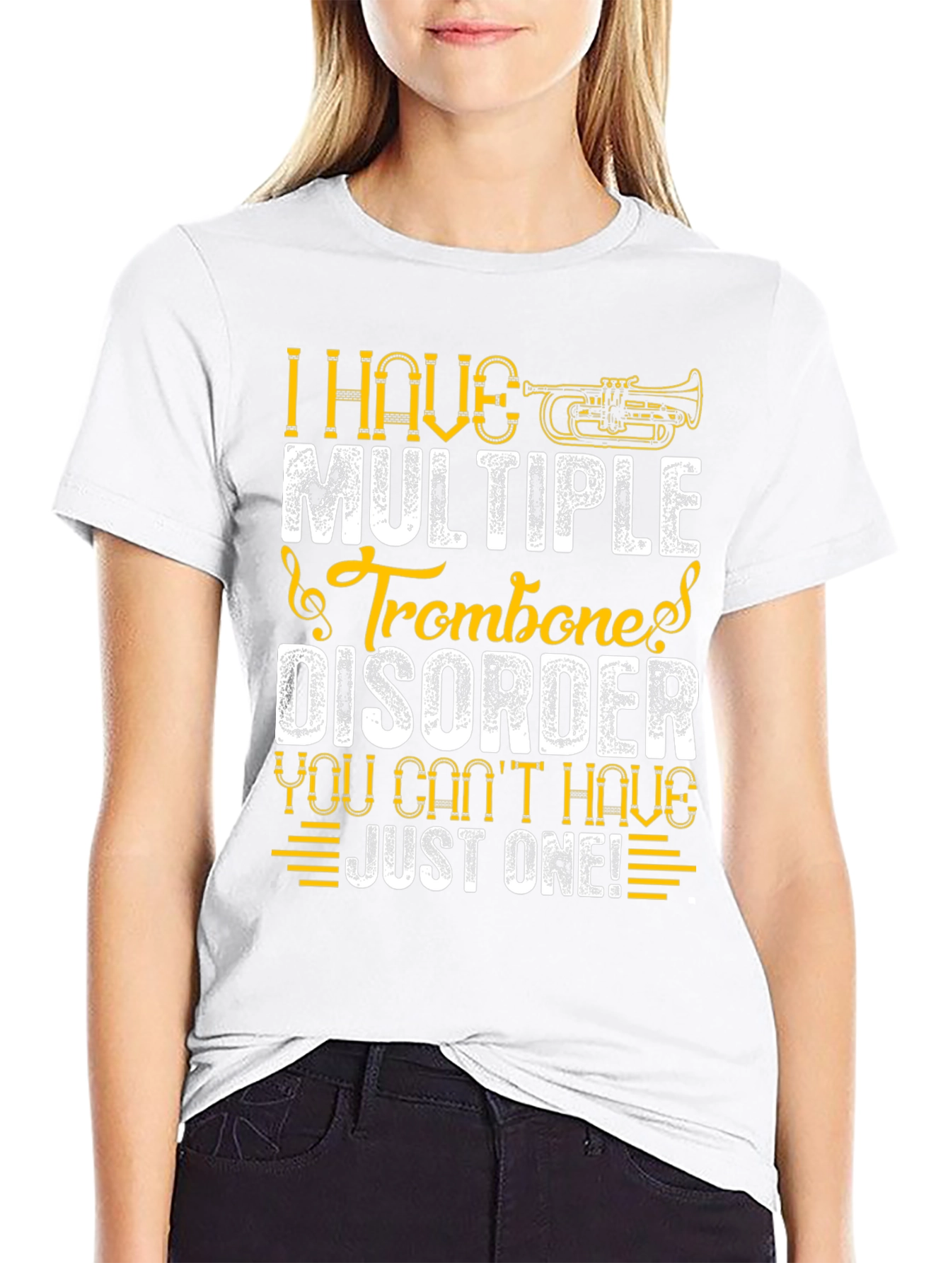 Multiple Trombone Disorder Funny Music T-Shirt