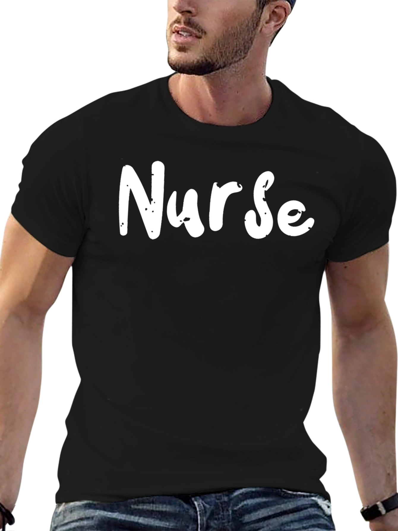 Nurse Graphic T-Shirt - Comfortable Cotton Blend