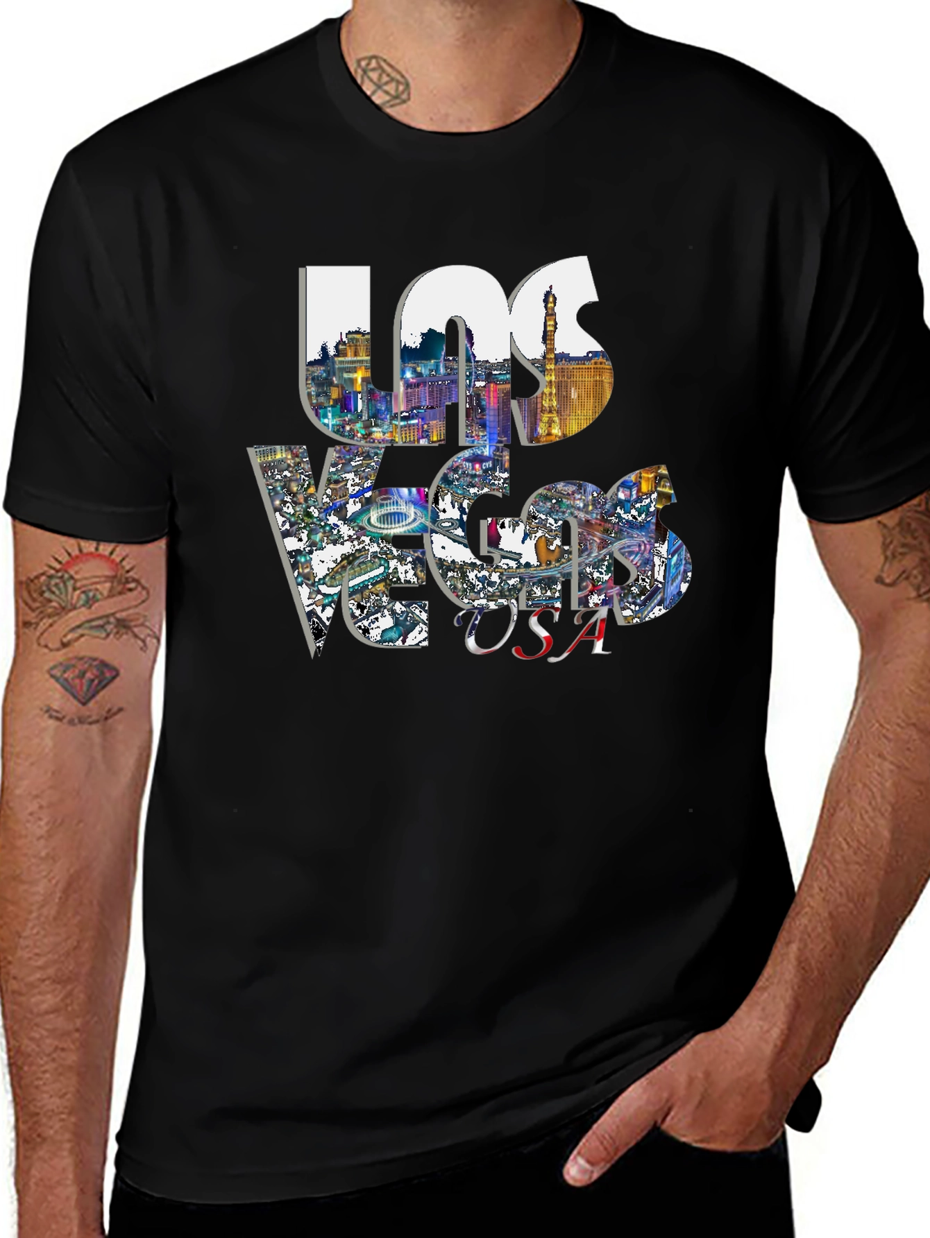 Las Vegas USA Graphic Tee