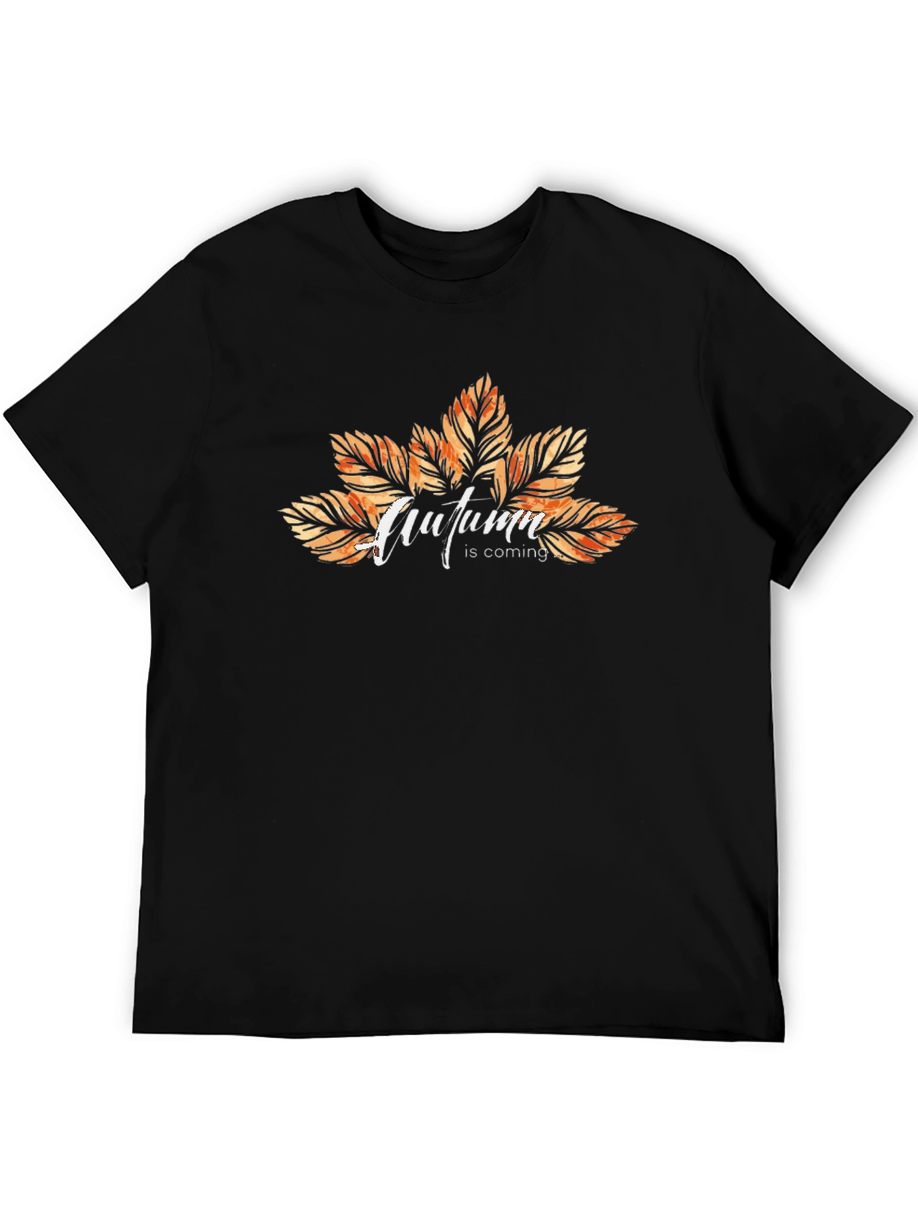 Autumn is Coming Black T-Shirt