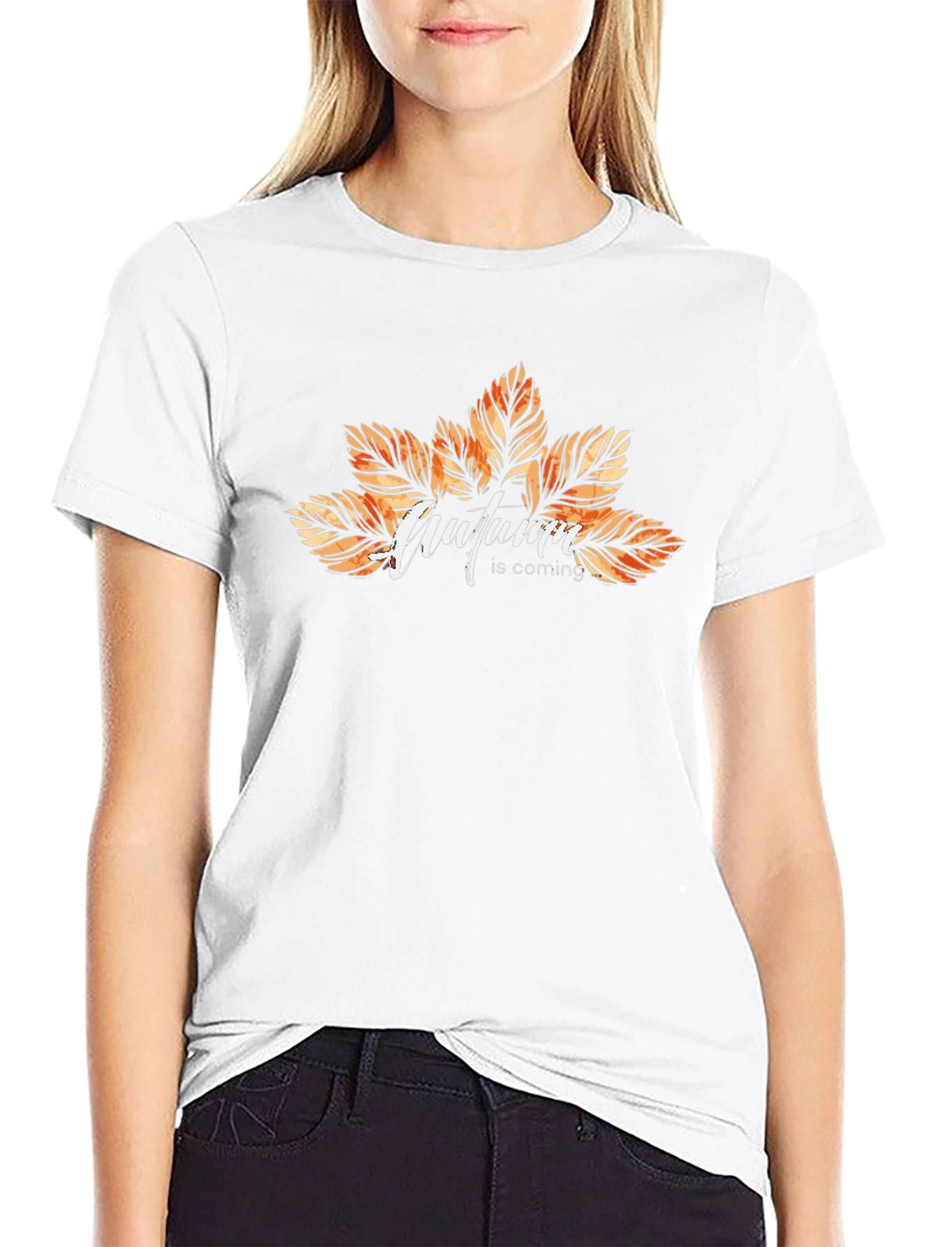 Autumn is Coming Black T-Shirt