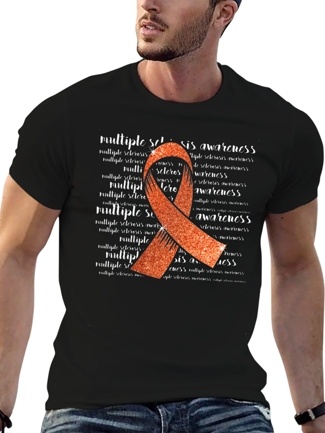 Multiple Sclerosis Awareness Ribbon T-Shirt