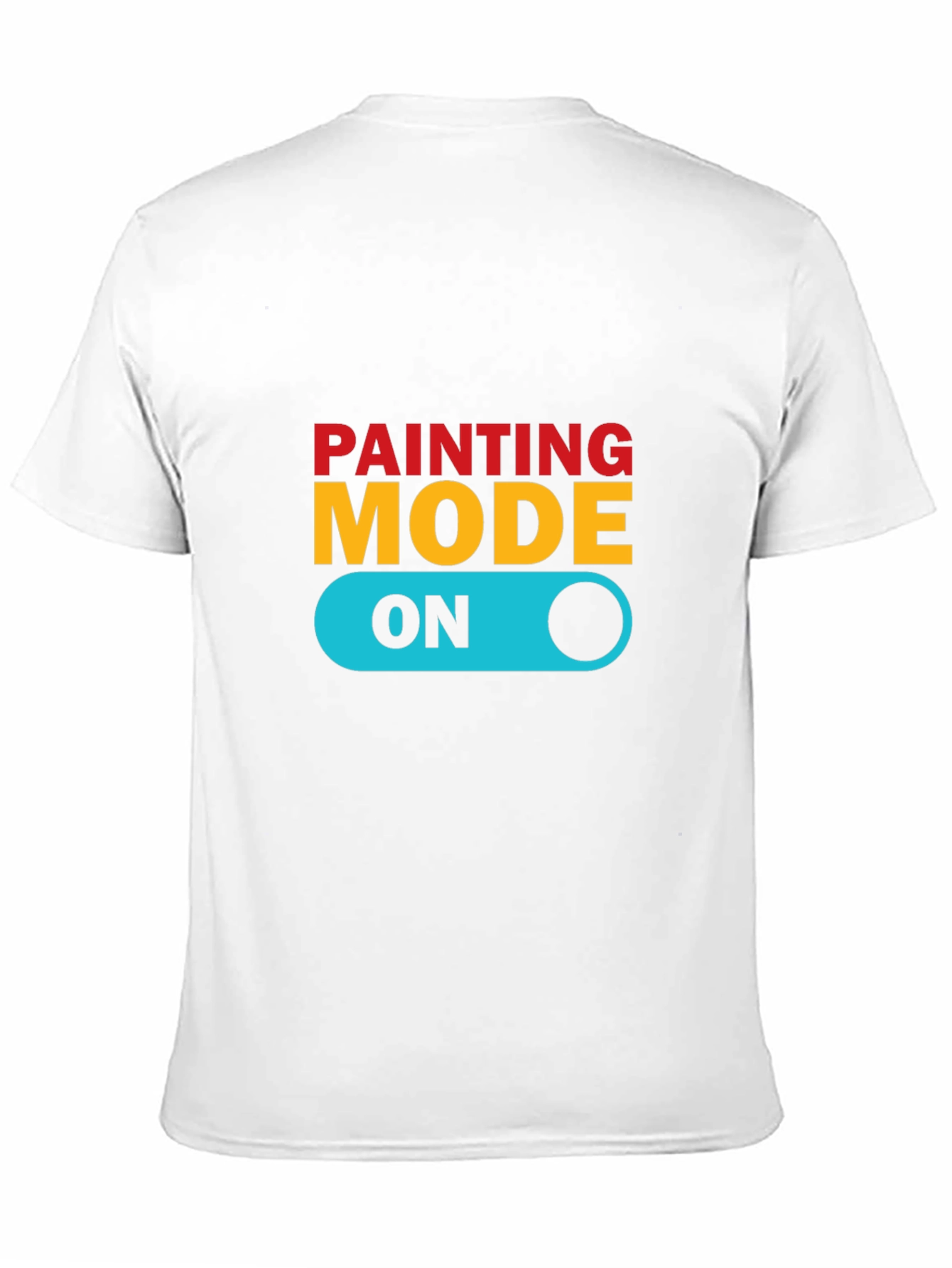 Painting Mode On Graphic Tee - Stylish Artist T-Shirt