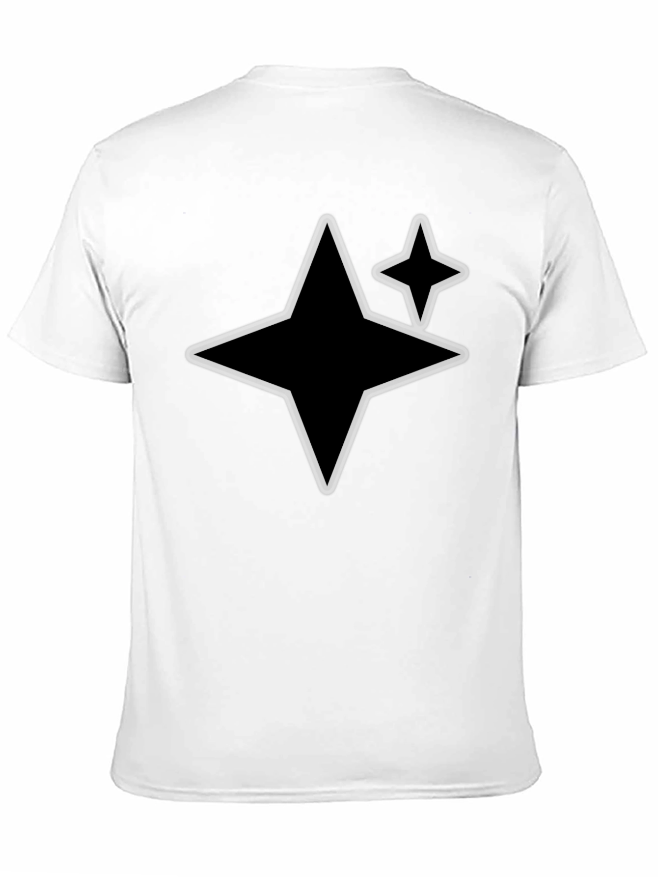 Starry Black Tee - Modern Casual Style