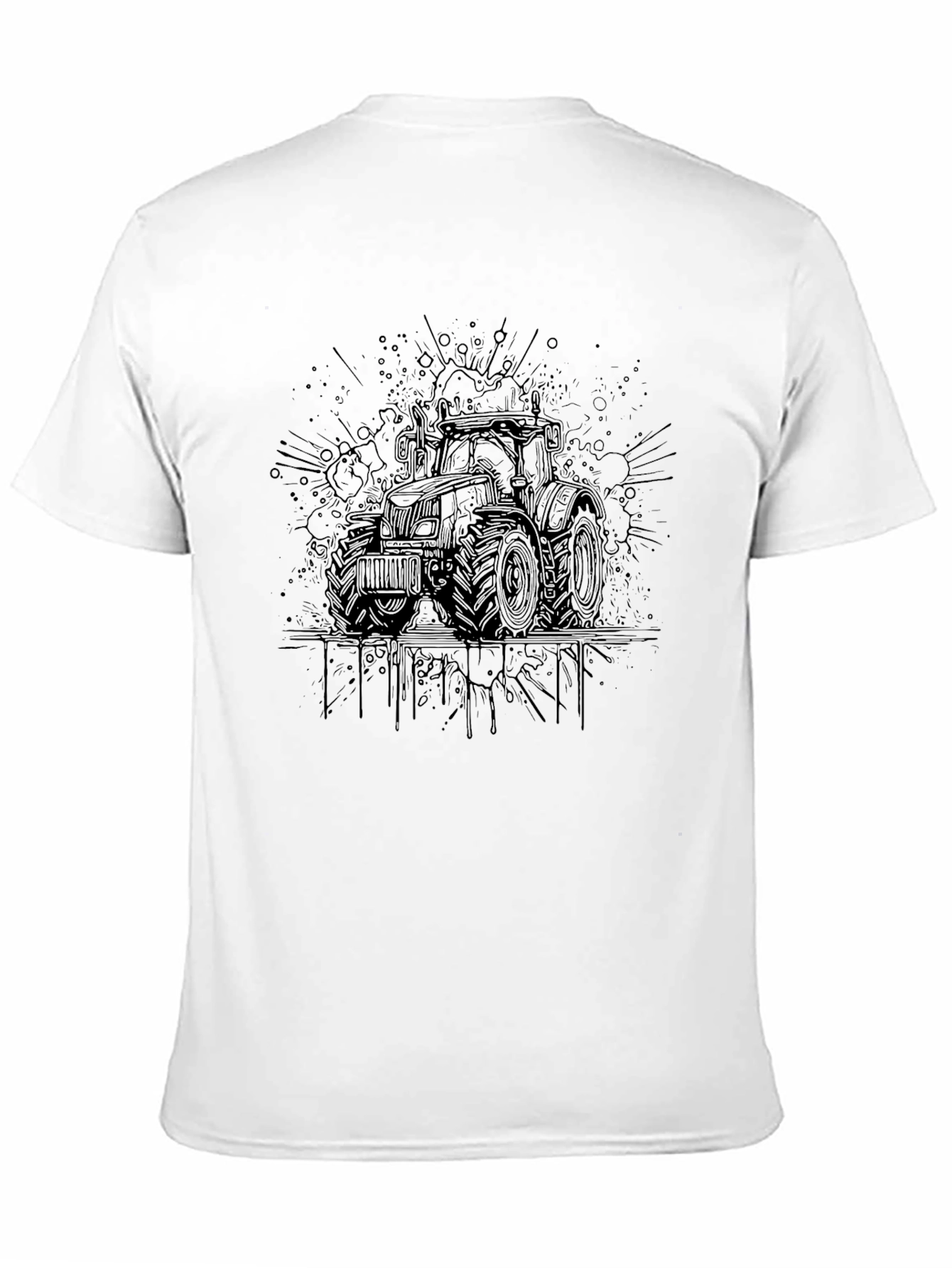 Tractor Graphic Tee - Modern Farm Style