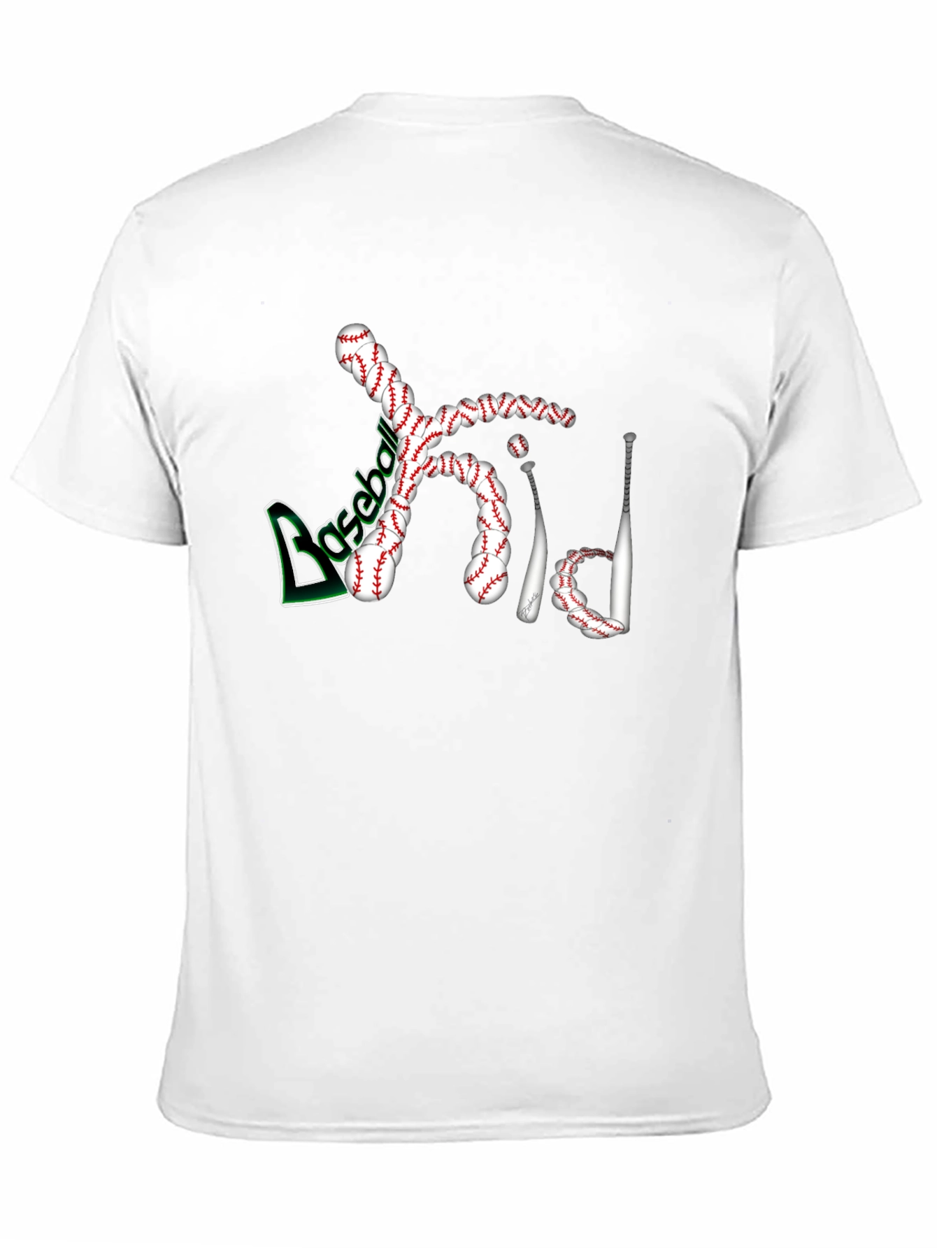 Baseball Kid Black T-Shirt