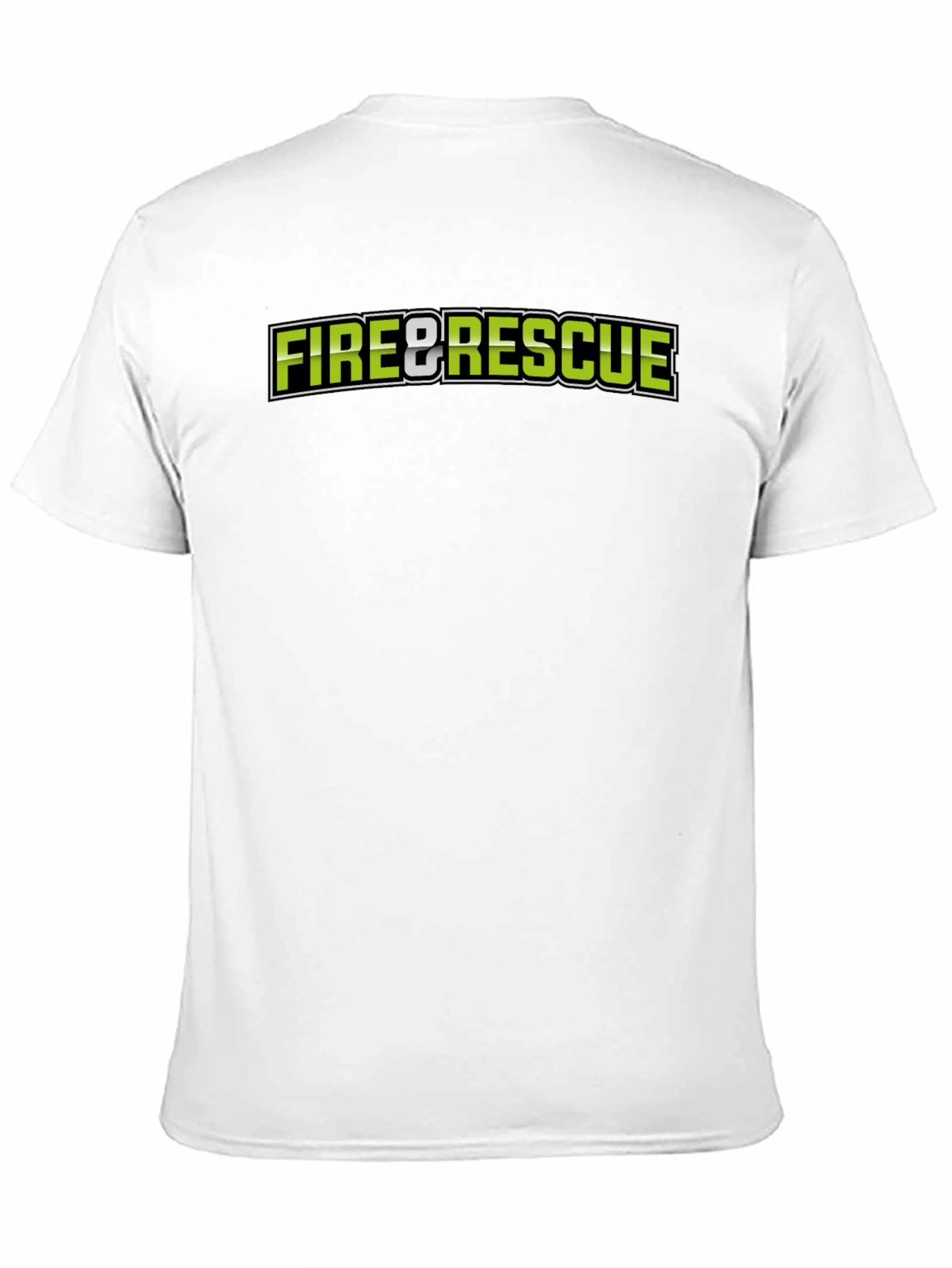 Fire & Rescue Black Graphic T-Shirt