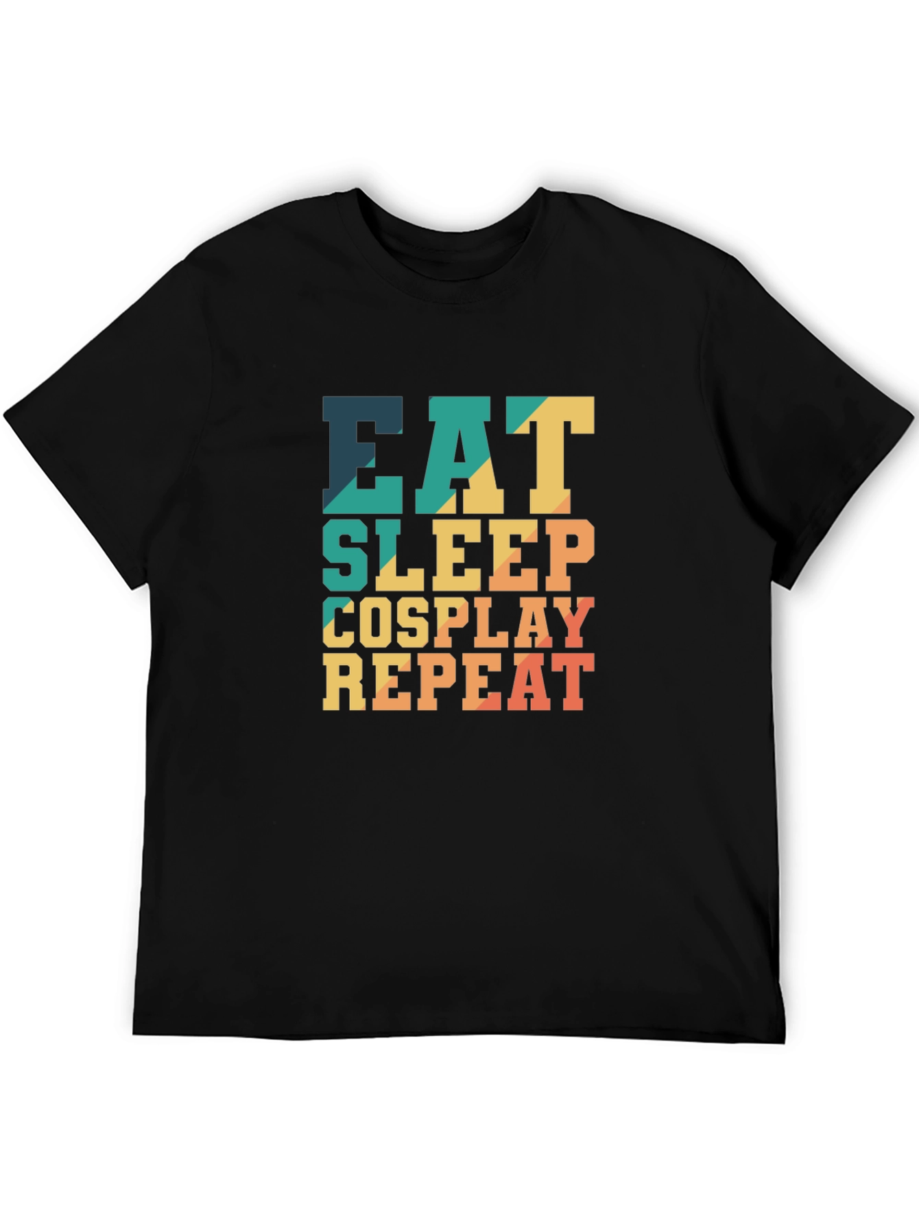 Eat Sleep Cosplay Repeat Retro T-Shirt