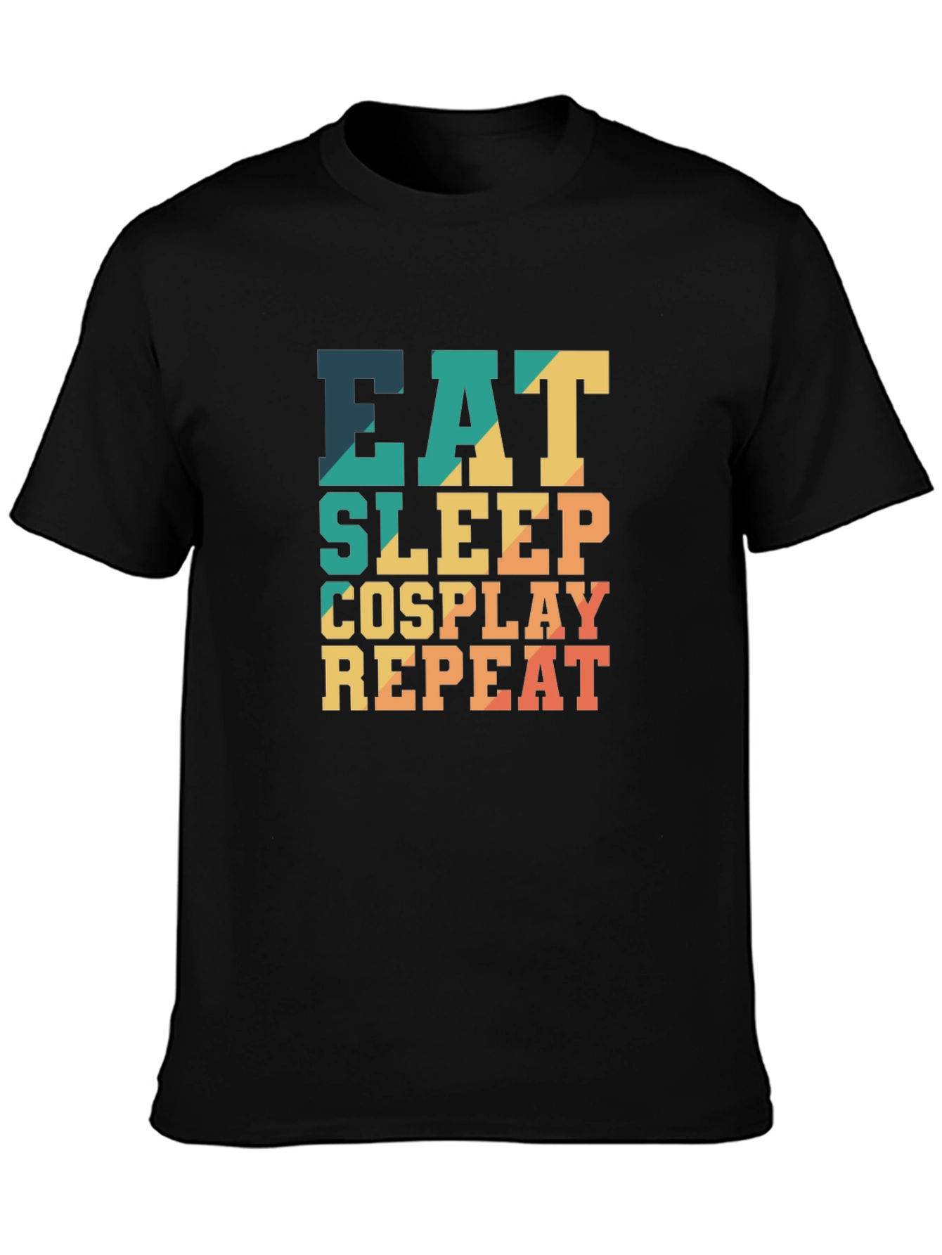 Eat Sleep Cosplay Repeat Retro T-Shirt
