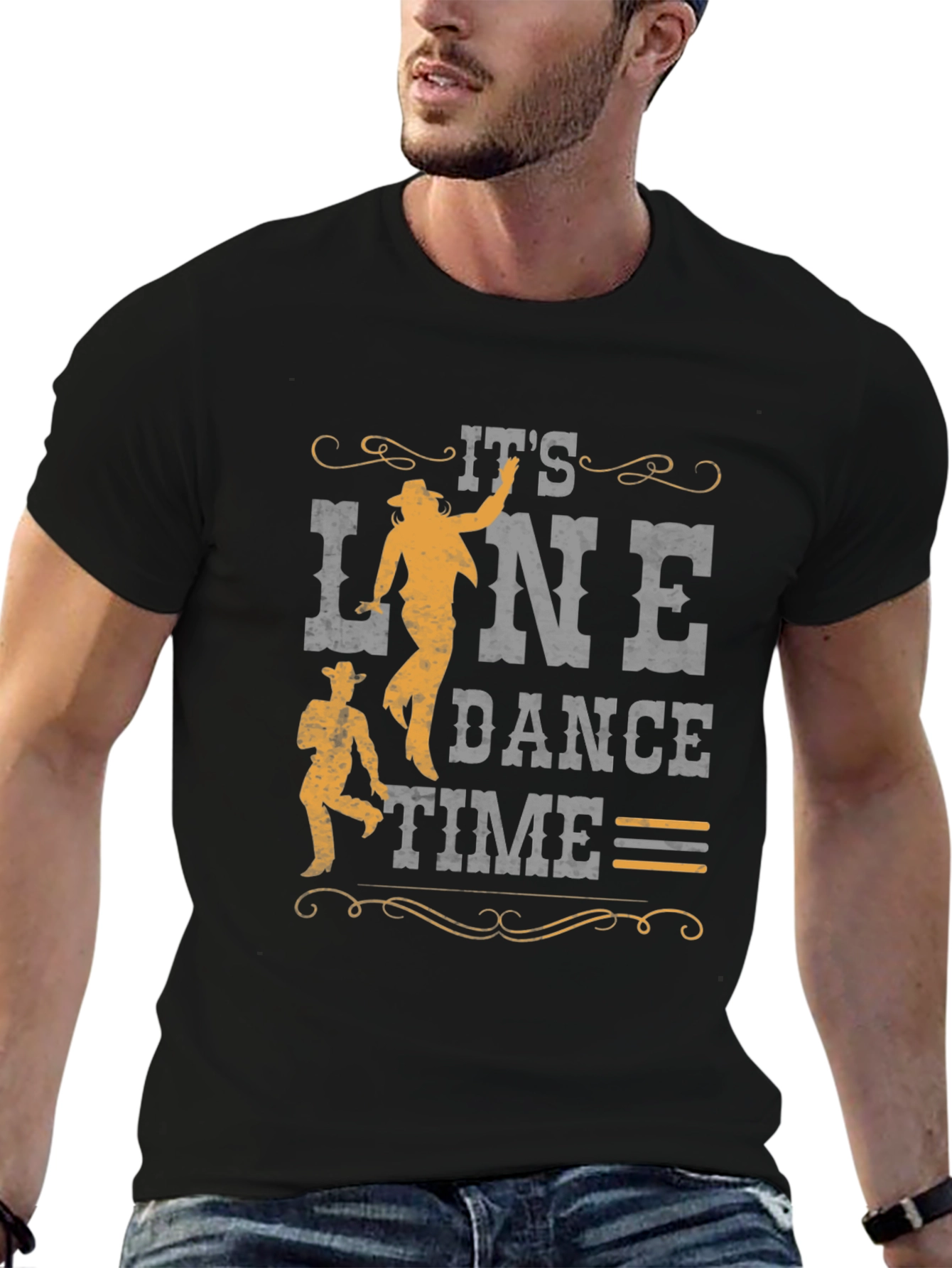Its Line Dance Time Graphic T-Shirt