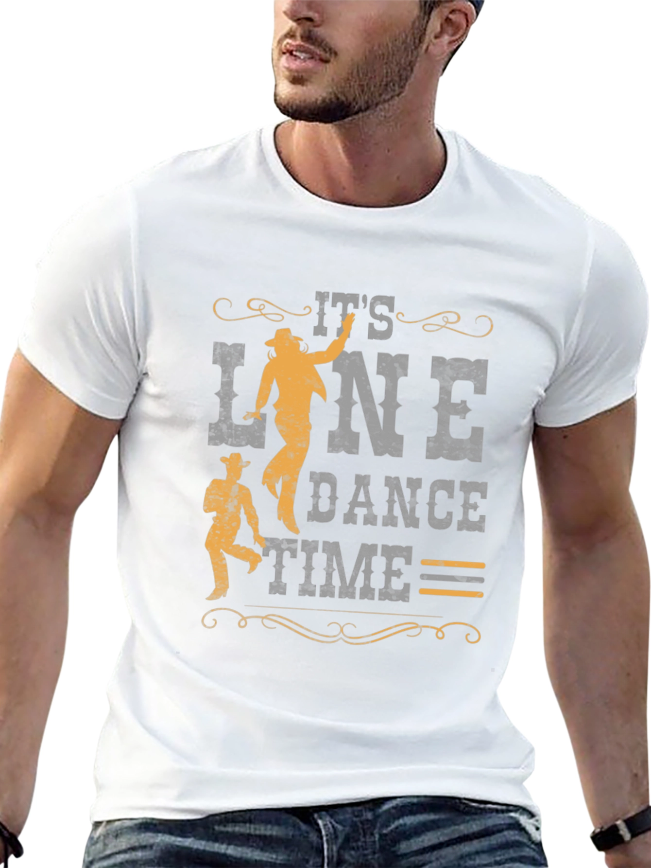Its Line Dance Time Graphic T-Shirt