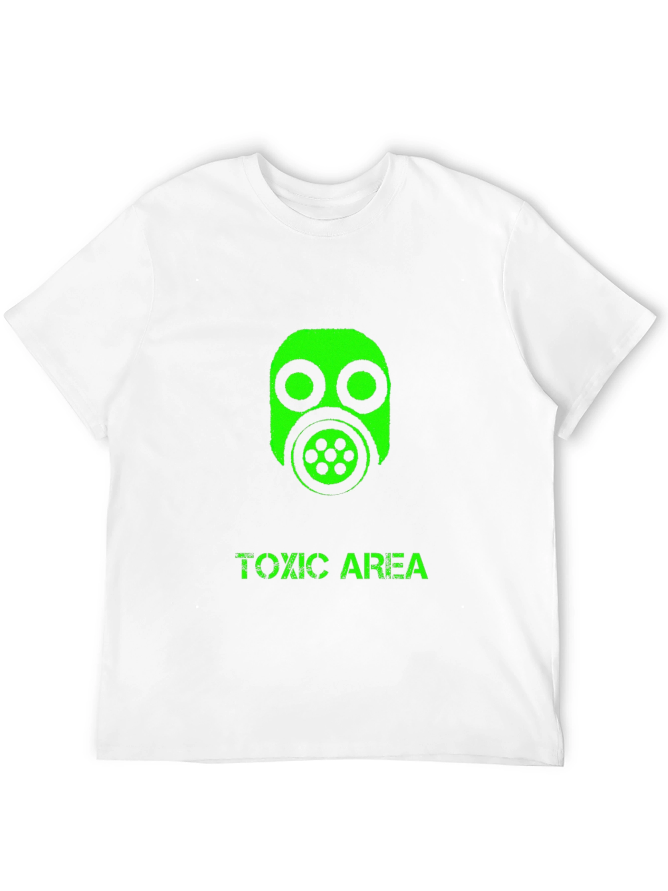 Toxic Area Graphic Tee - Black Cotton T-Shirt