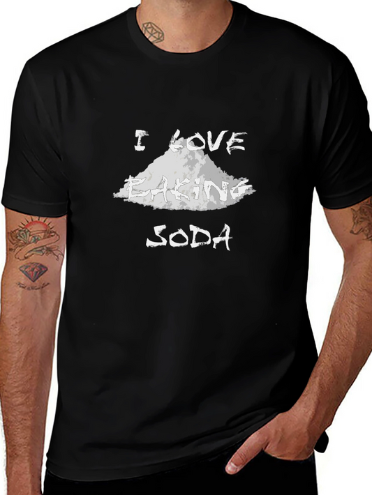 I Love Baking Soda Funny Graphic T-Shirt