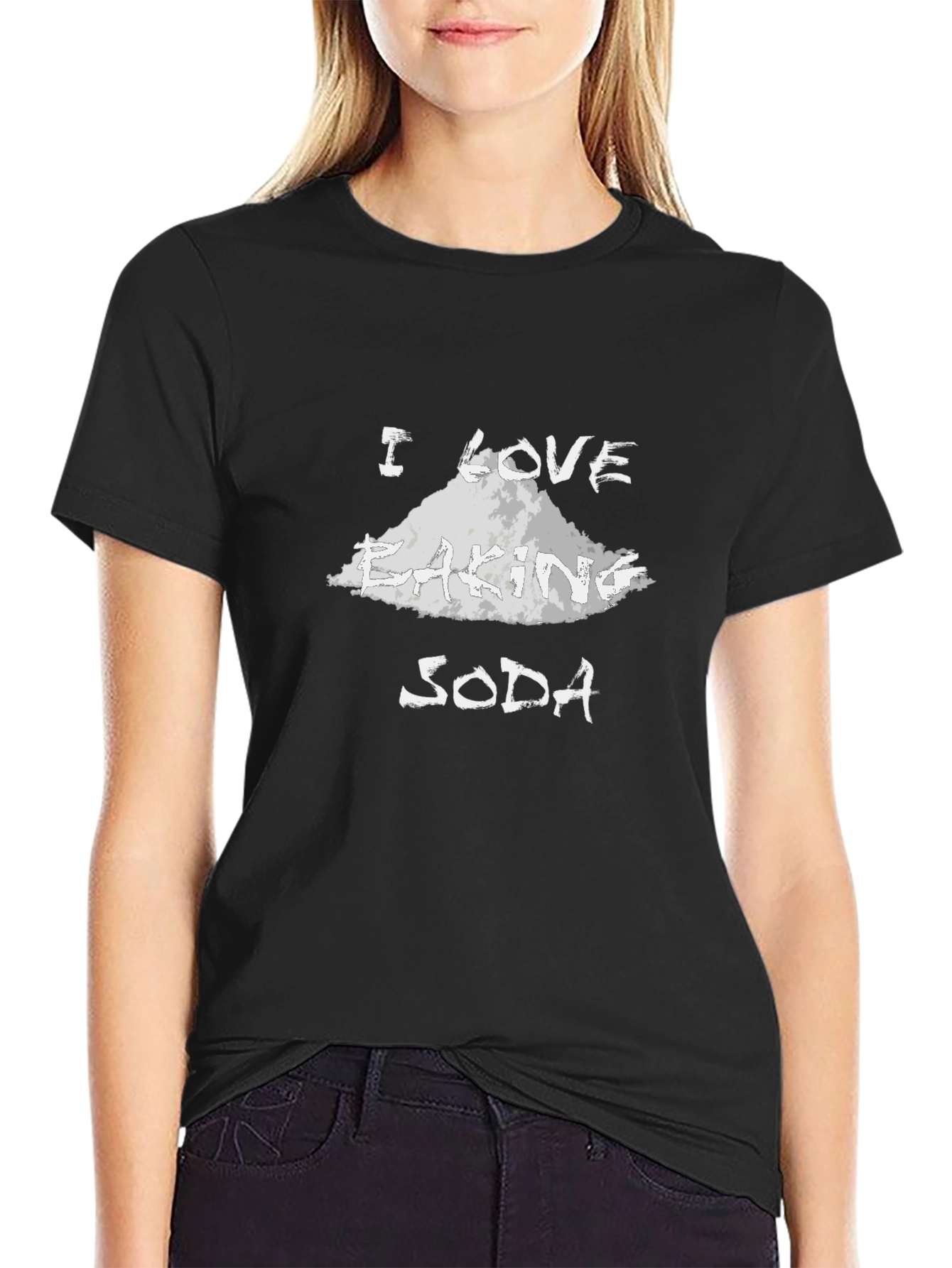 I Love Baking Soda Funny Graphic T-Shirt